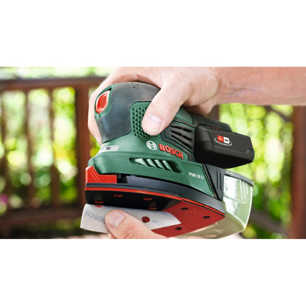 Bosch Home & Garden Akku-Multischleifer »PSM 18 LI«