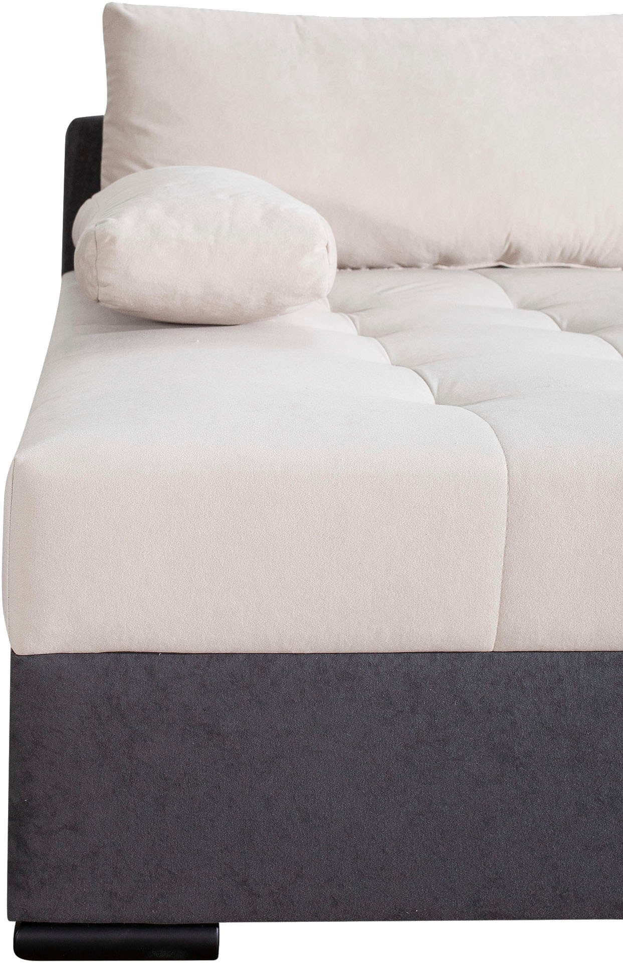 COLLECTION AB Wohnlandschaft »Josy U-Form, B: 307 cm«, mit Bettfunktion & Bettkasten, Federkern