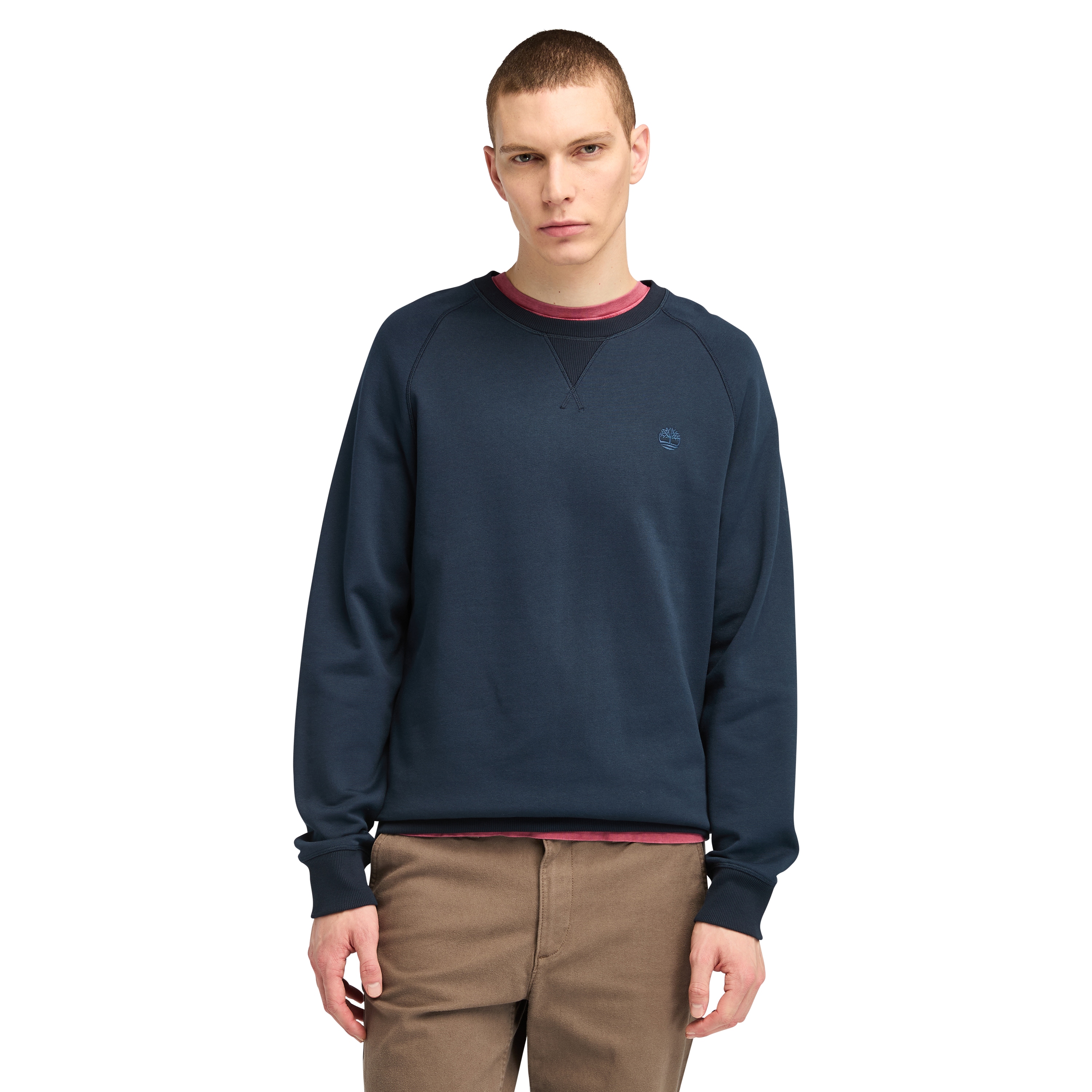 Timberland Sweatshirt "EXETER RIVER Brushed Back Crew Swea", langärmlig, aus Baumwolle und Polyester, auch in großen Größen