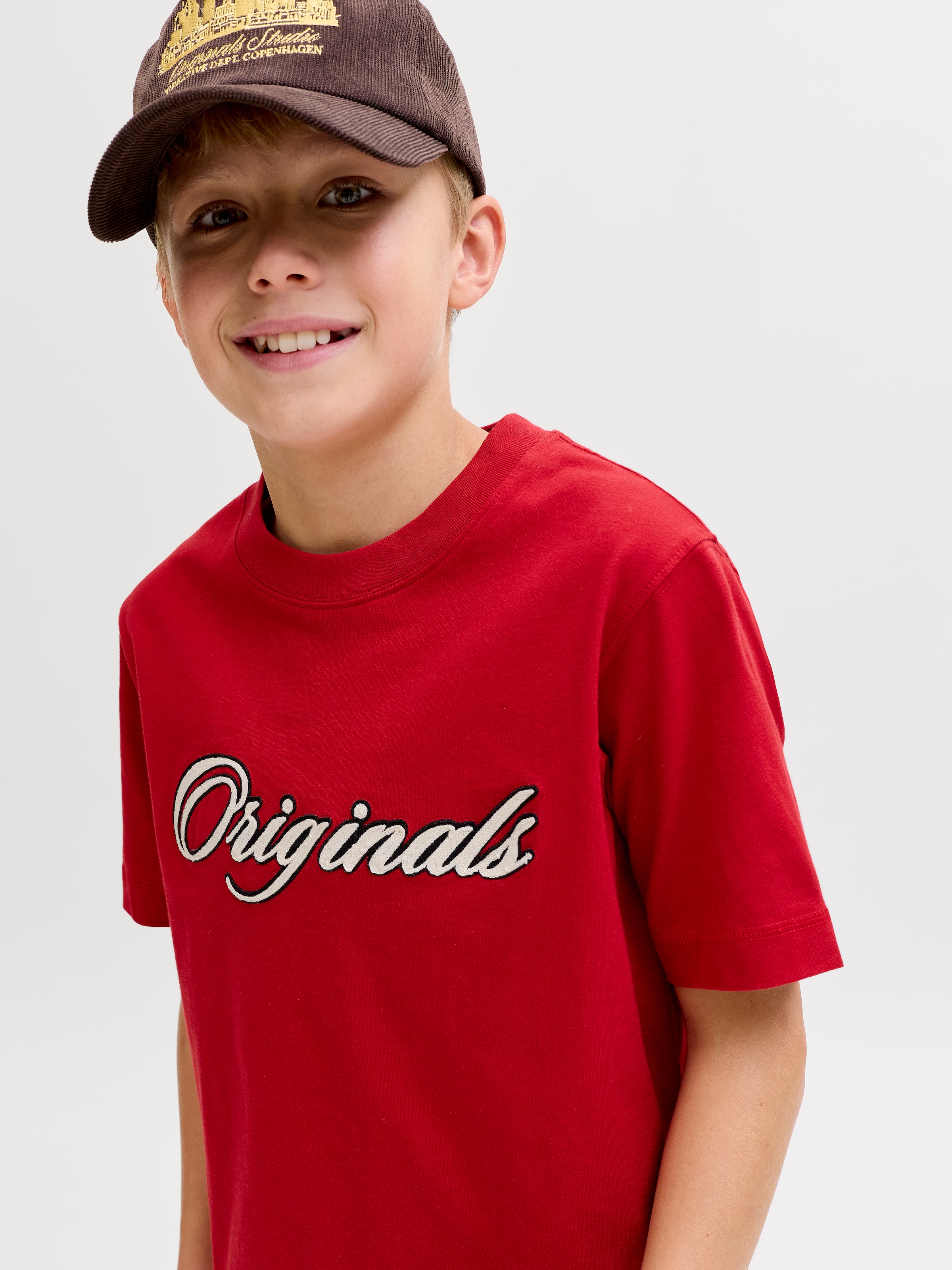 Jack & Jones Junior T-Shirt »JORNANTUCKET EMB TEE SS CREW NECK JNR«