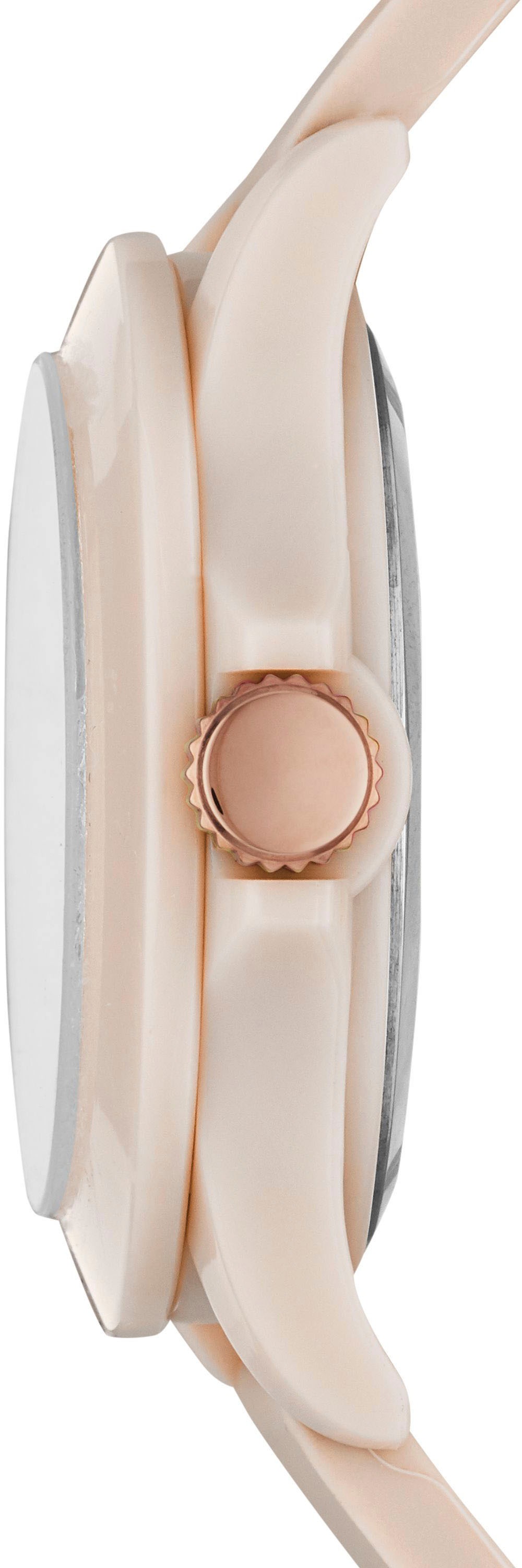 Skechers Quarzuhr »ROSENCRANS«, Armbanduhr, Damenuhr, Silikonarmband, analog, Mineralglas