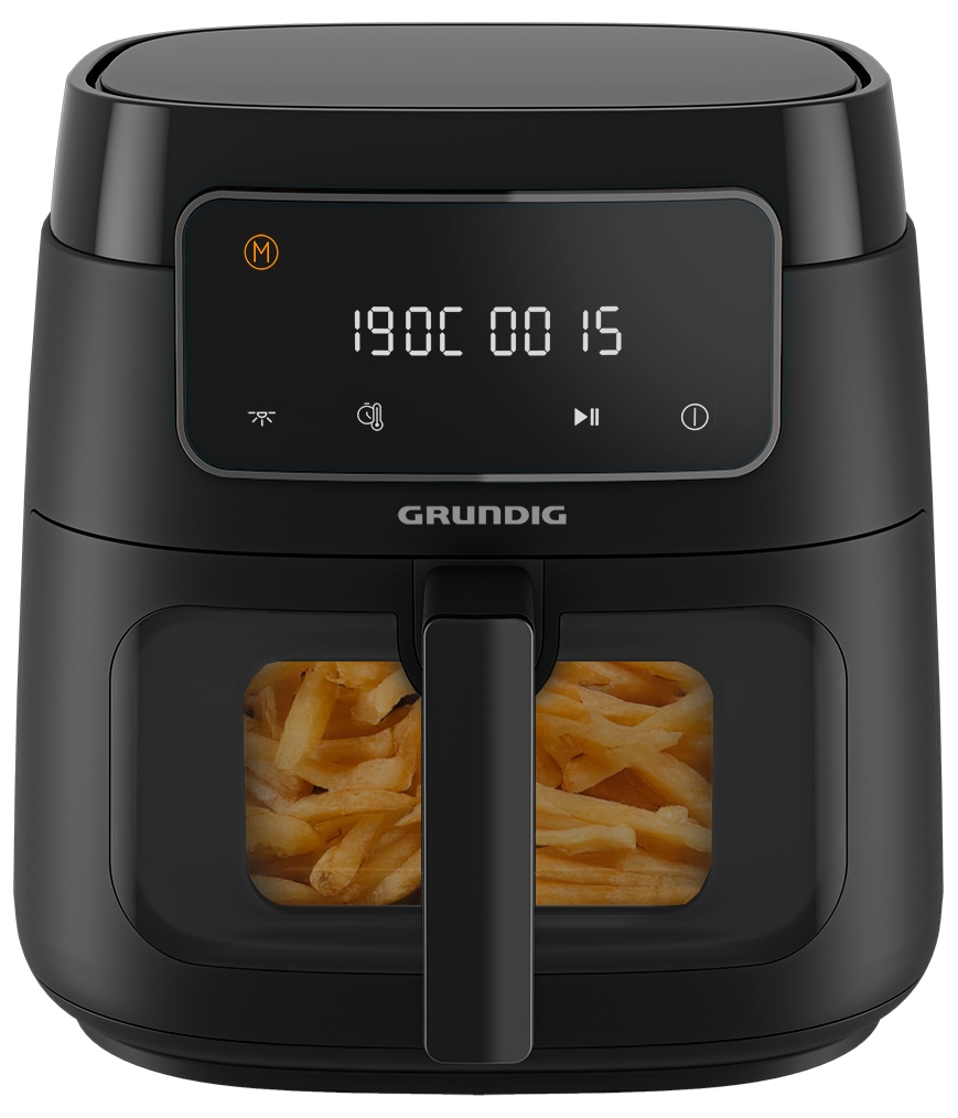 Grundig Heißluftfritteuse »XXL FRY 7320 GMS8070«, 1750 W, 7,6 Liter Fassungsvermögen, Sichtfenster mit Innenbeleuchtung