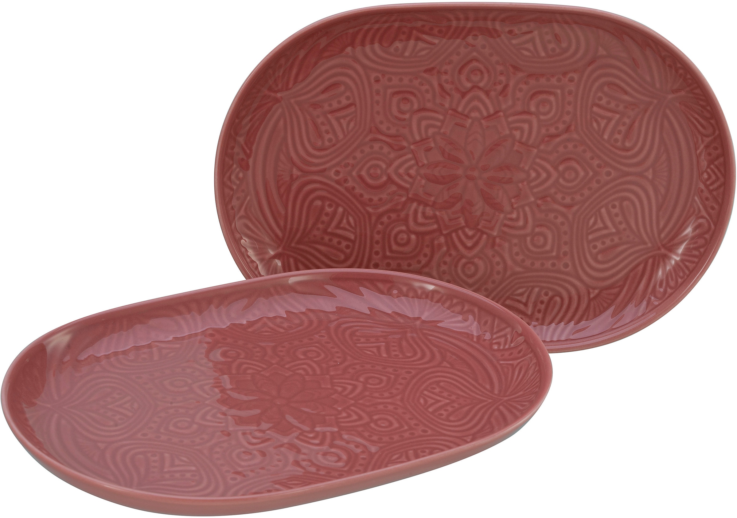 CreaTable »Orient Mandala«, Servierset, (Set, | tlg.), 28x20 Servierplatte je BAUR 2 cm