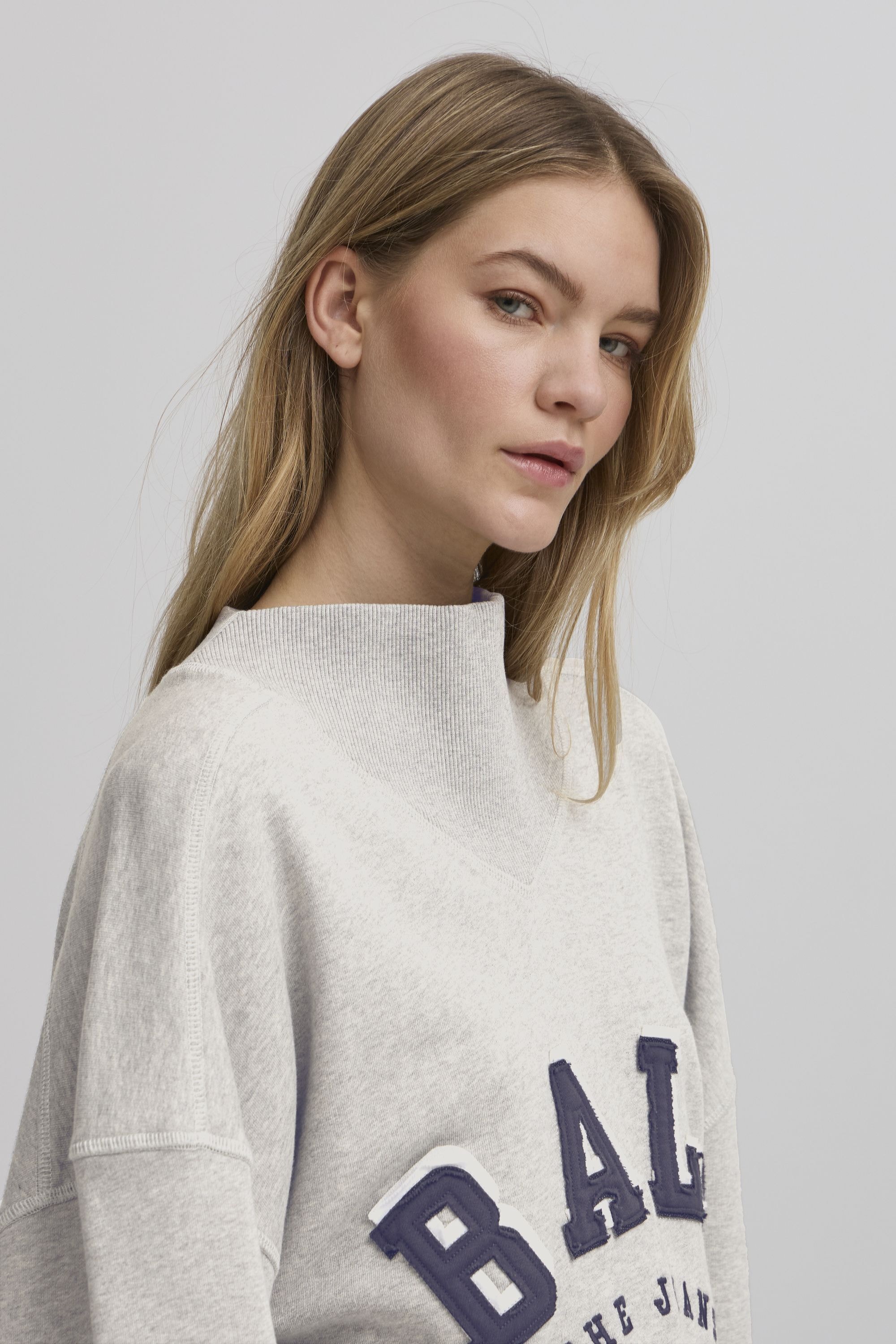 BALL Rundhalspullover »Sweater BAFOSSATI HIGH COLLAR«