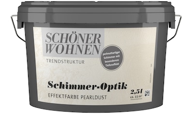 SCHÖNER WOHNEN FARBE Wand- und Deckenfarbe »TRENDSTRUKTUR Schimmer-Optik Effektfarbe«,...