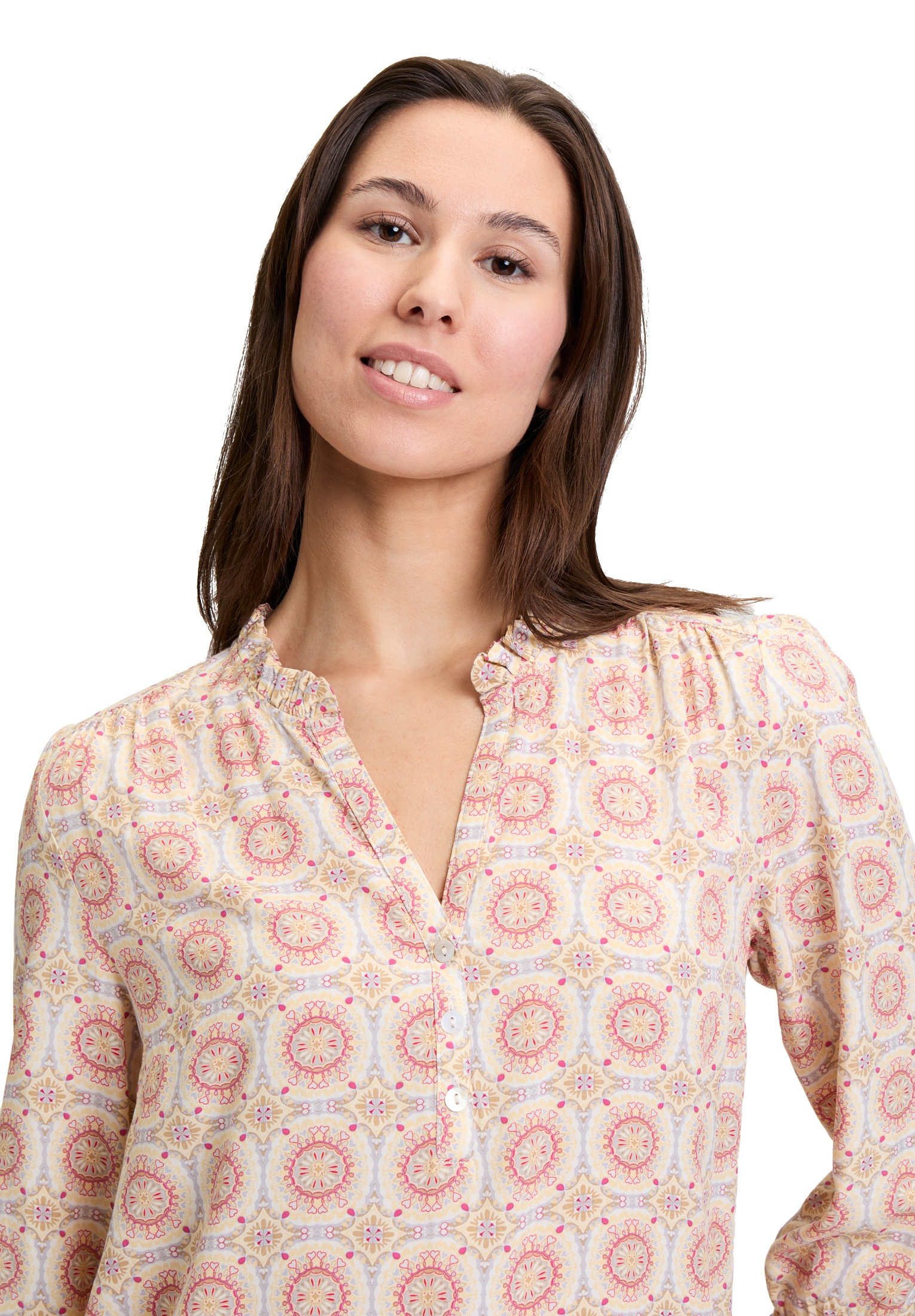 Cartoon Schlupfbluse »Cartoon Casual-Bluse mit Raffung«