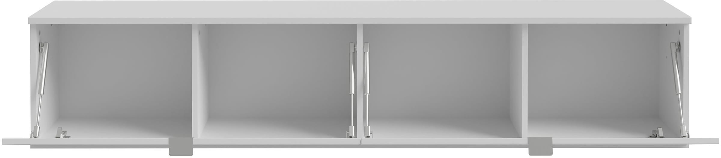 FORTE Lowboard »LibertadTV-Board, TV-Schrank« großes TV Board, erweiterbar, Wandmontage, Metallgriff