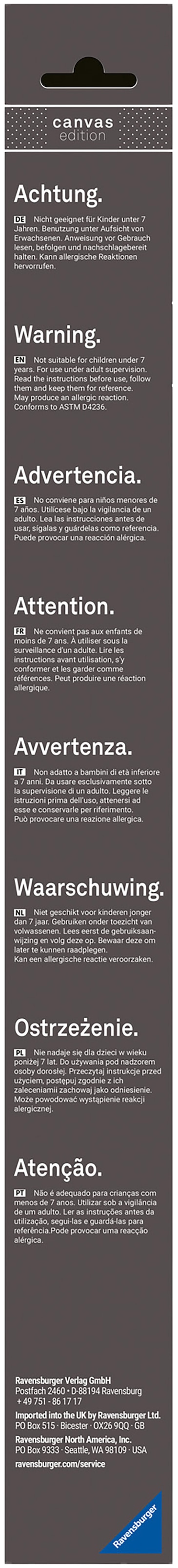 Ravensburger Malen nach Zahlen »CreArt, Canvas Leinwand - Kappadokien« Made in Europe