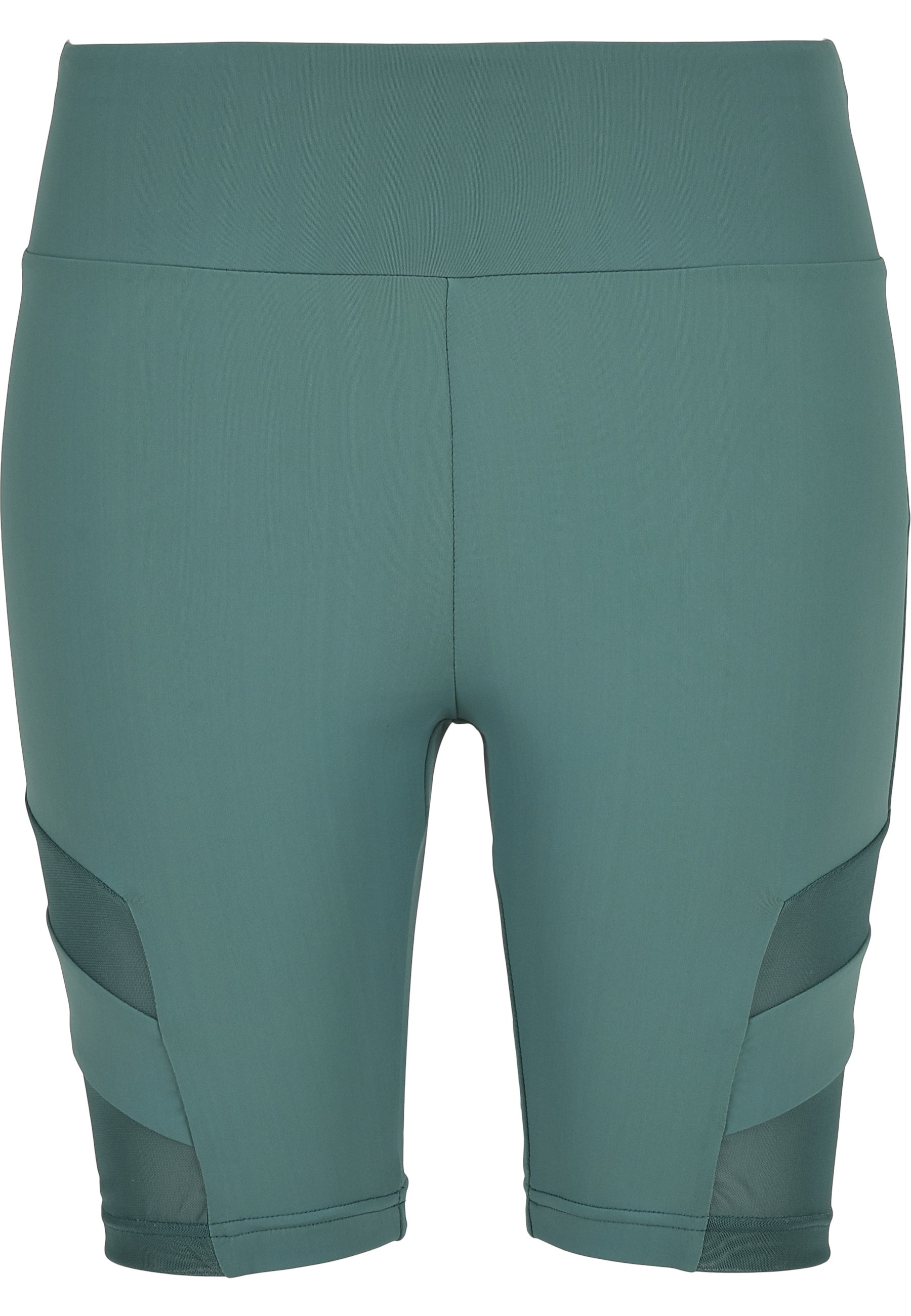 URBAN CLASSICS Stoffhose »Urban Classics Damen Ladies High Waist Tech Mesh Cycle Shorts«