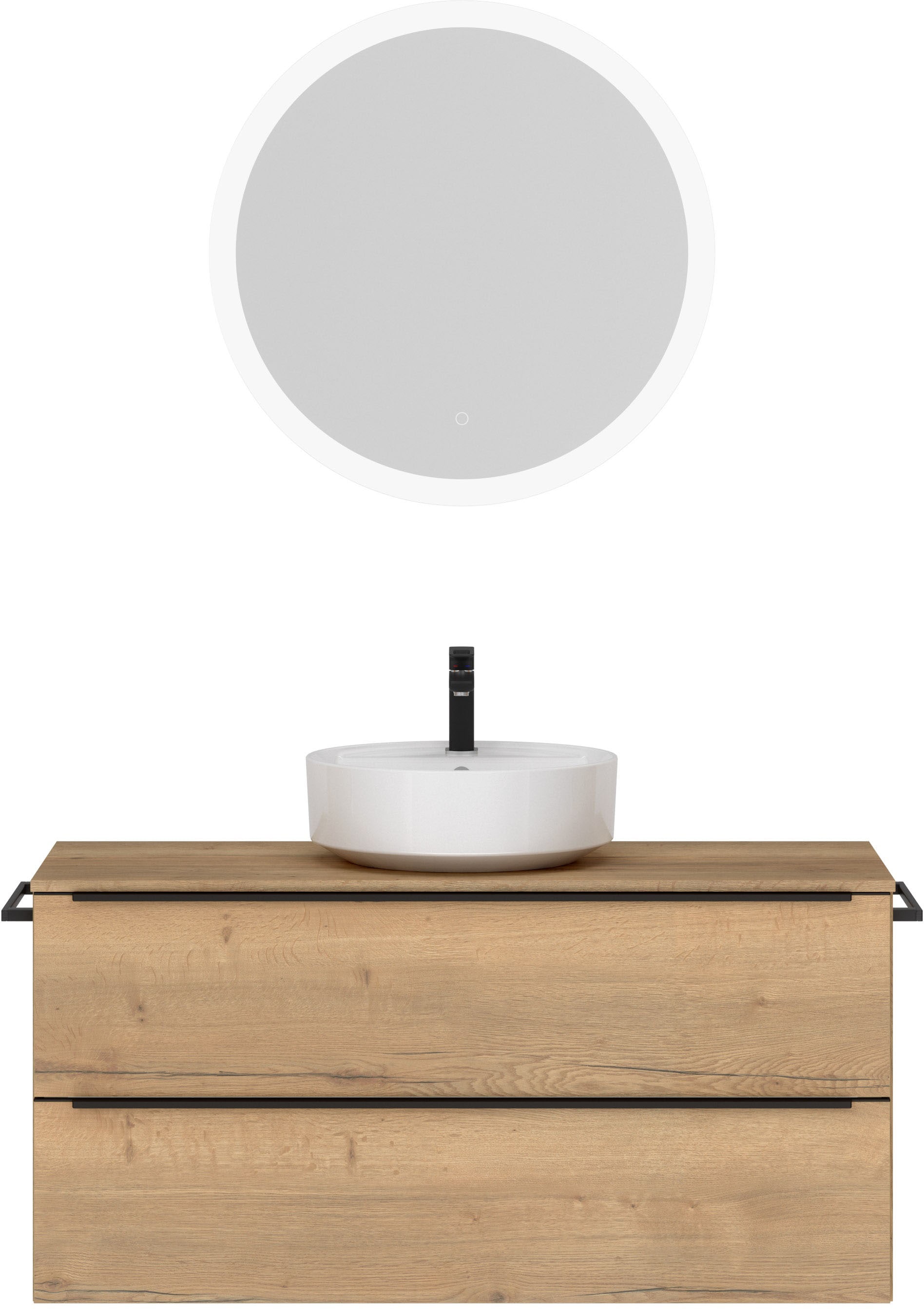 nobilia Badmöbel-Set "Alvene" vormontiert, mit Soft-Close, 2 Stk. tlg. günstig online kaufen