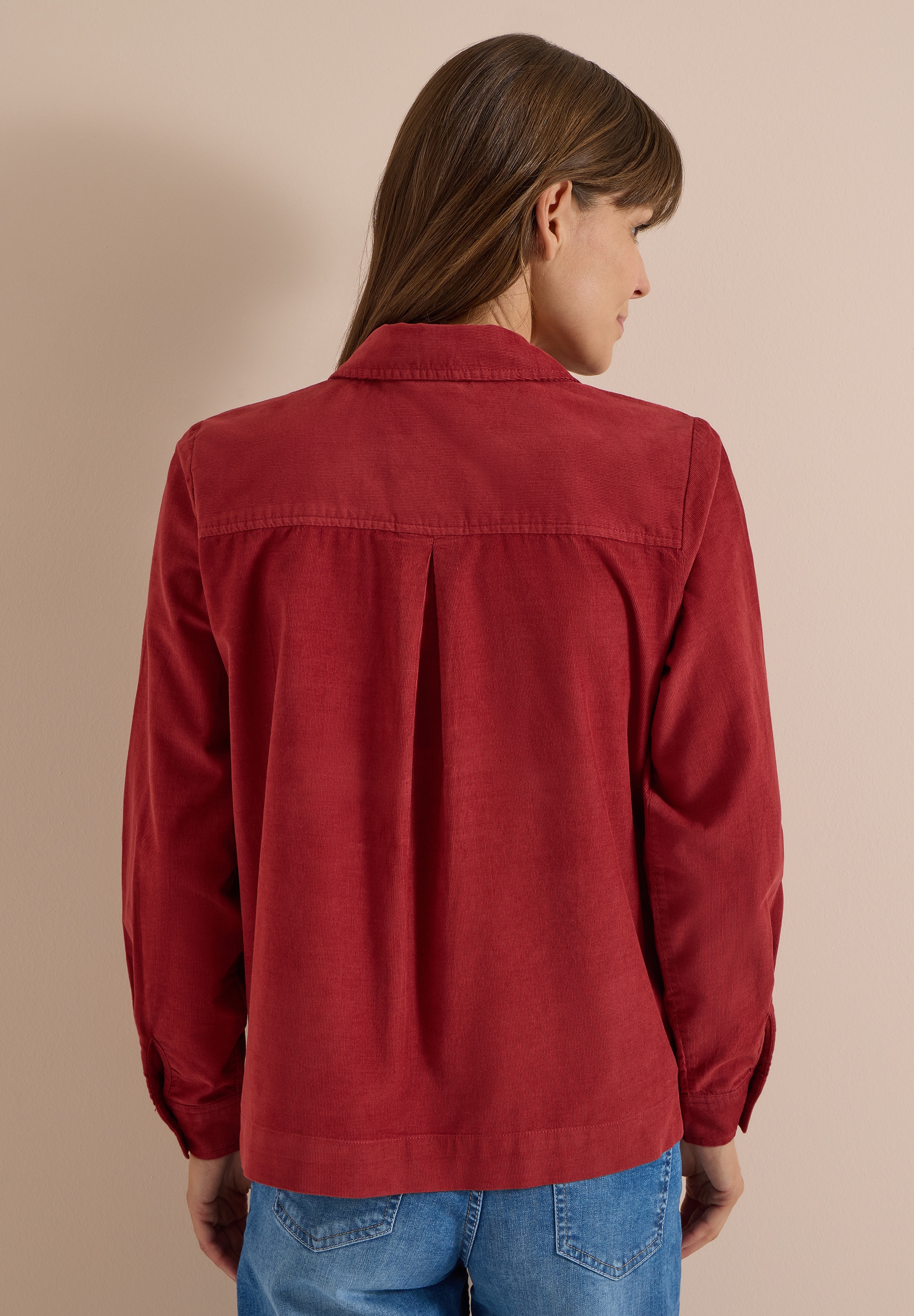 Cecil Hemdbluse in Cord-Optik