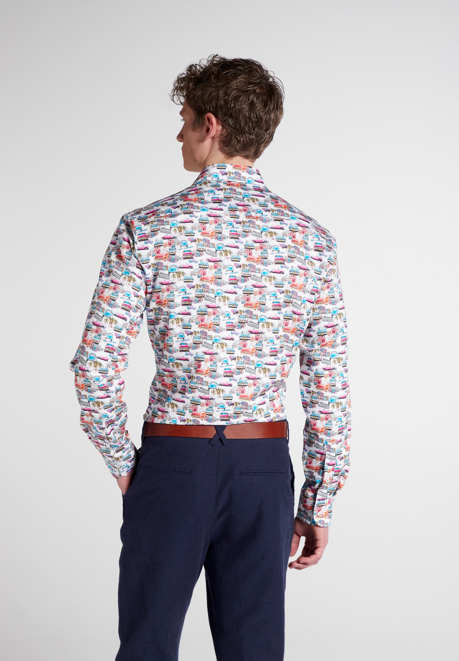 Eterna Langarmhemd »SLIM FIT«, EASY IRON (bügelleicht)