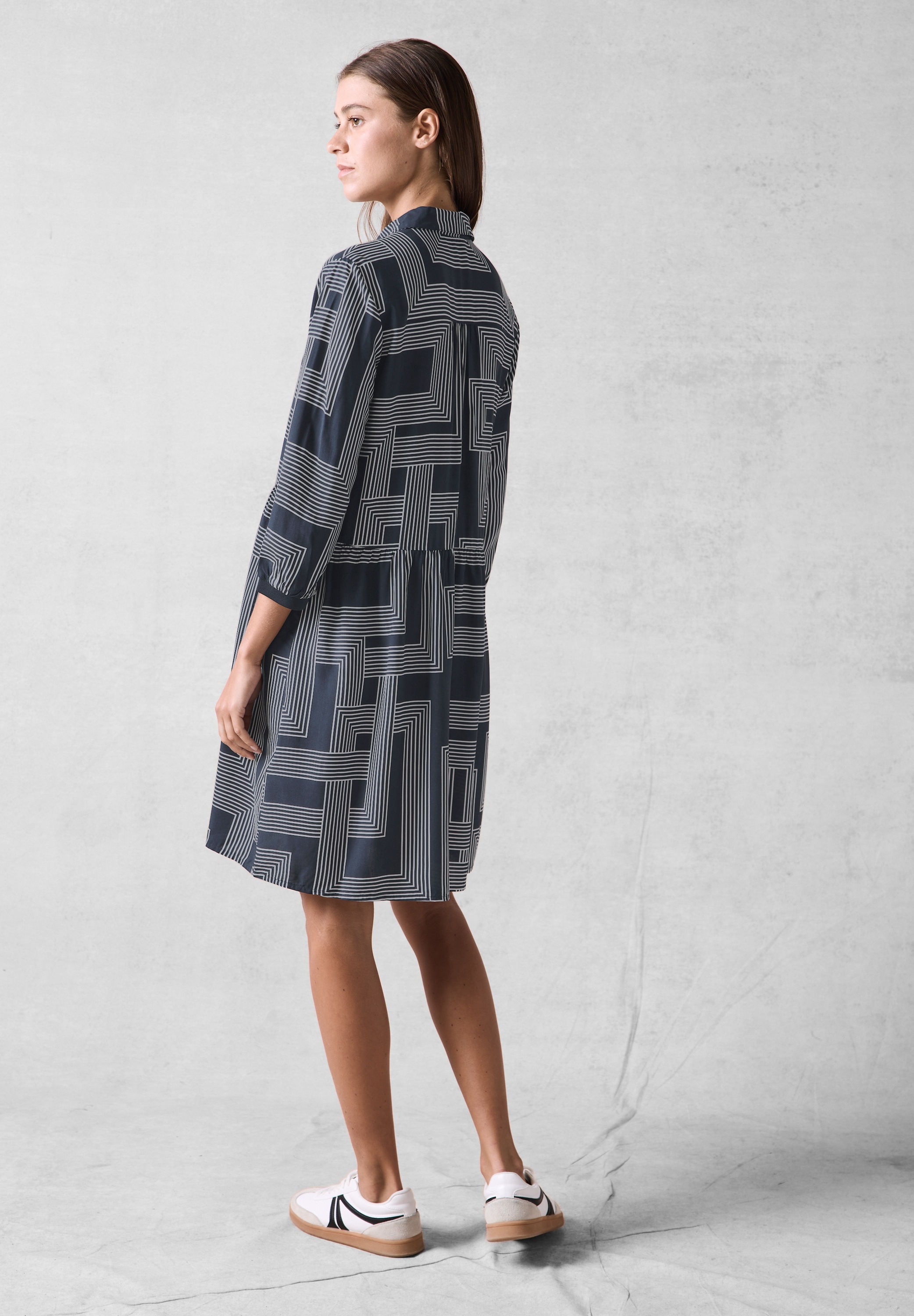 Cecil Blusenkleid Ohne Taschen aus Viskose günstig online kaufen