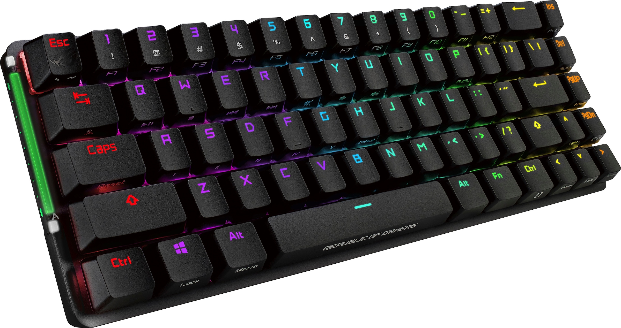 Asus Gaming-Tastatur »ROG Falchion«, (Multimedia-Tasten-Windows-Sperrtaste-Makrotasten-Fn-Tasten-Profil-Speicher-USB-Anschluss)