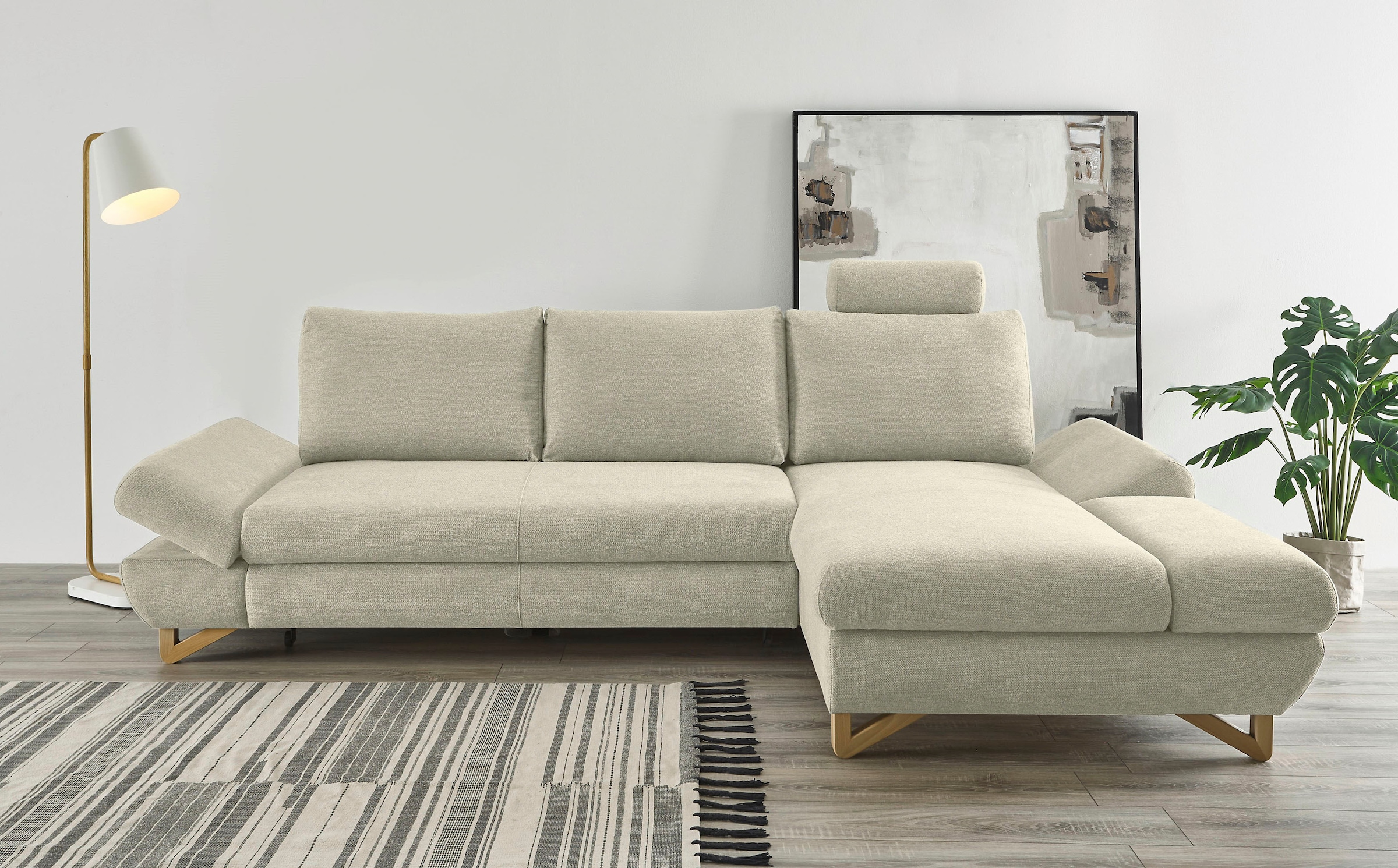 INOSIGN Schlafsofa "City/Giron", komfortable Bettfunktion (Liegefläche 245 x 138 cm), sowie Bettkasten