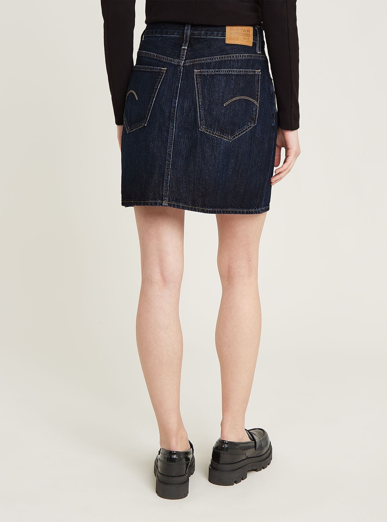 G-STAR Jeanskleid "Viktoria Short Rock Clean Edge" günstig online kaufen