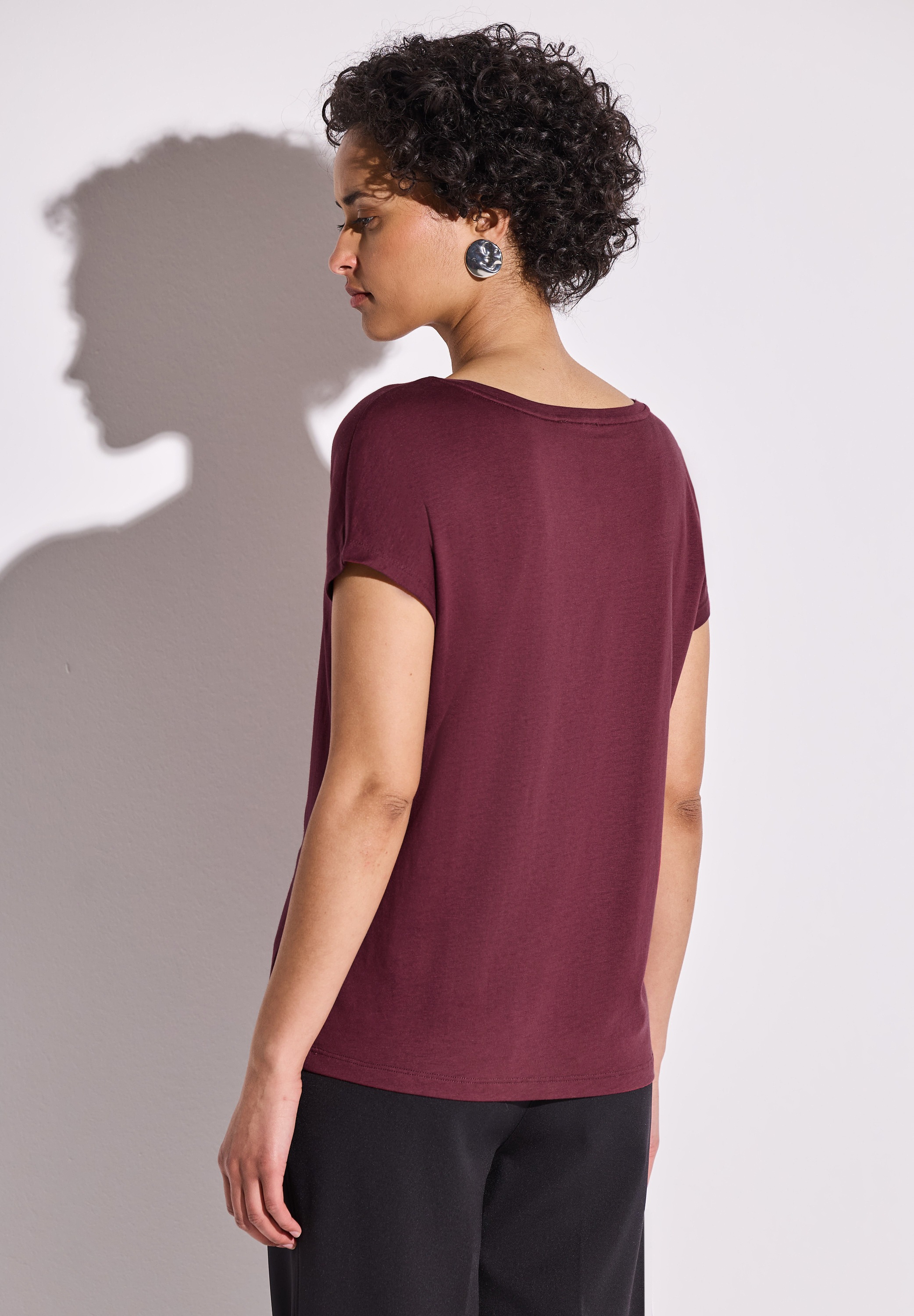 STREET ONE T-Shirt, im soften Baumwoll-Mix