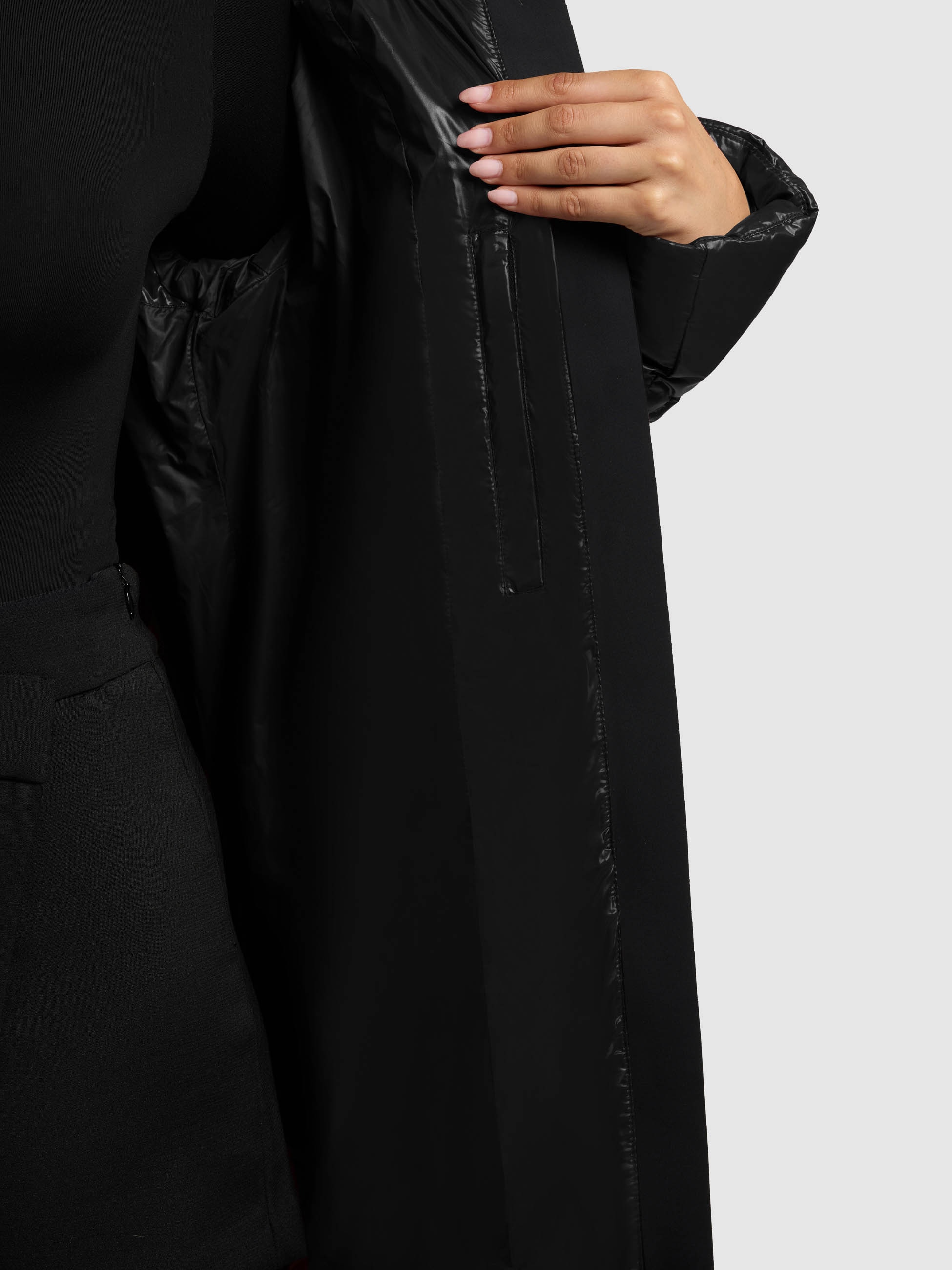 khujo »WILLA« praktische Seitenschlitze mit Reißverschluss