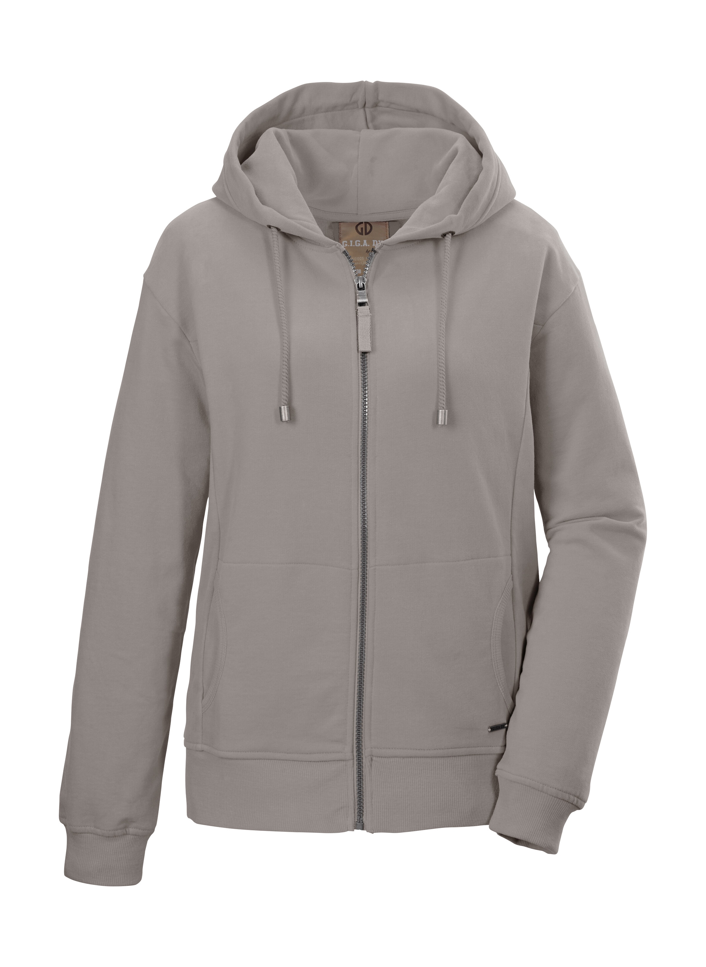 G.I.G.A. DX by killtec Sweatjacke "GS 26 WMN SWT JCKT GOTS" GOTS Bio-Baumwolle, Carbon-Finish, Kapuze, elastische Bündchen