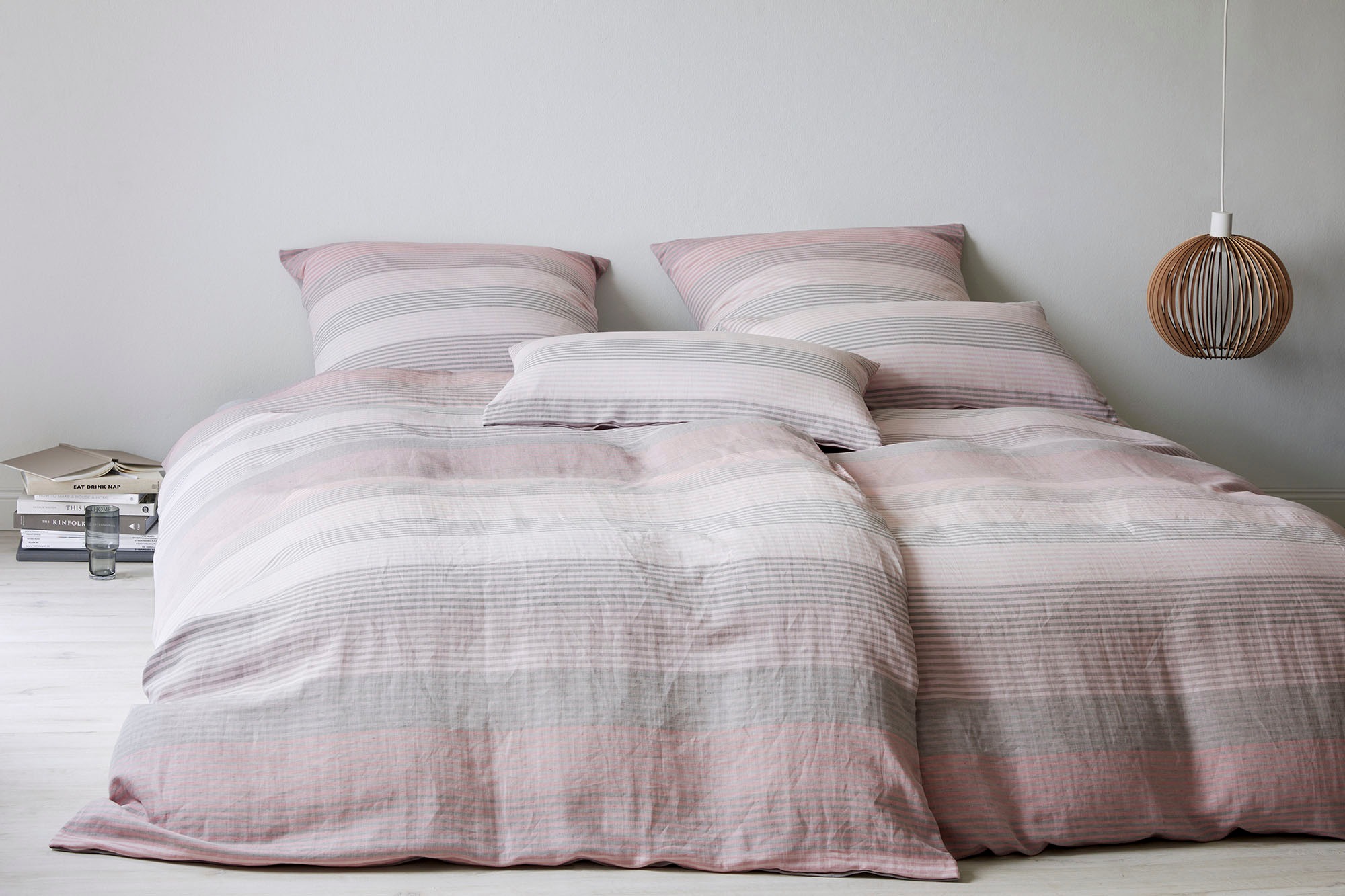 Elegante Bettwäsche "Fjord" 2 Stk. angenehmes Hautgefühl günstig online kaufen