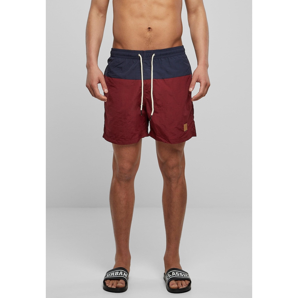 URBAN CLASSICS Badeshorts »Urban Classics Herren Block Swim Shorts«