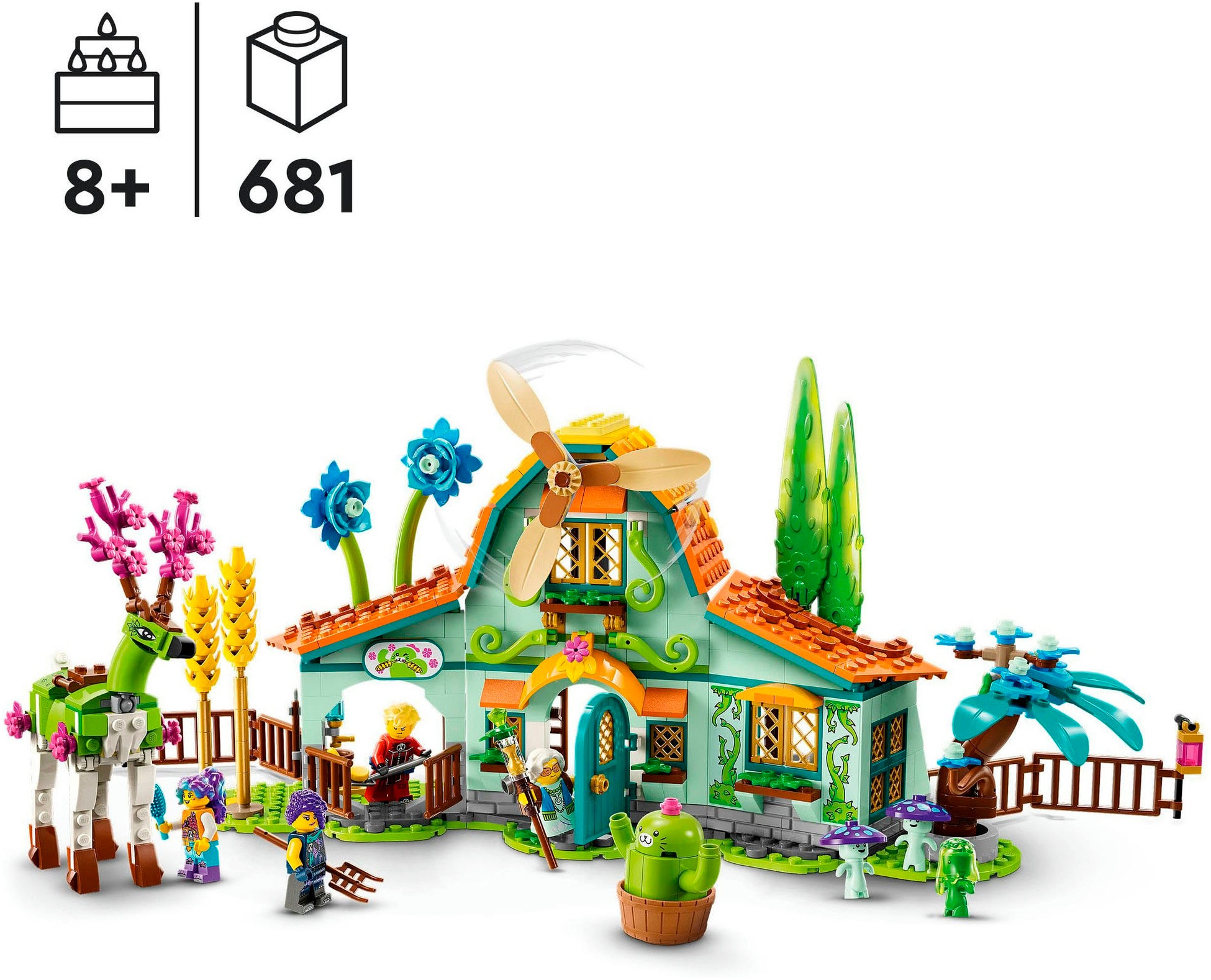 LEGO® Konstruktionsspielsteine »Stall der Traumwesen (71459), LEGO® DREAMZzz™«, (681 St.), Made in Europe