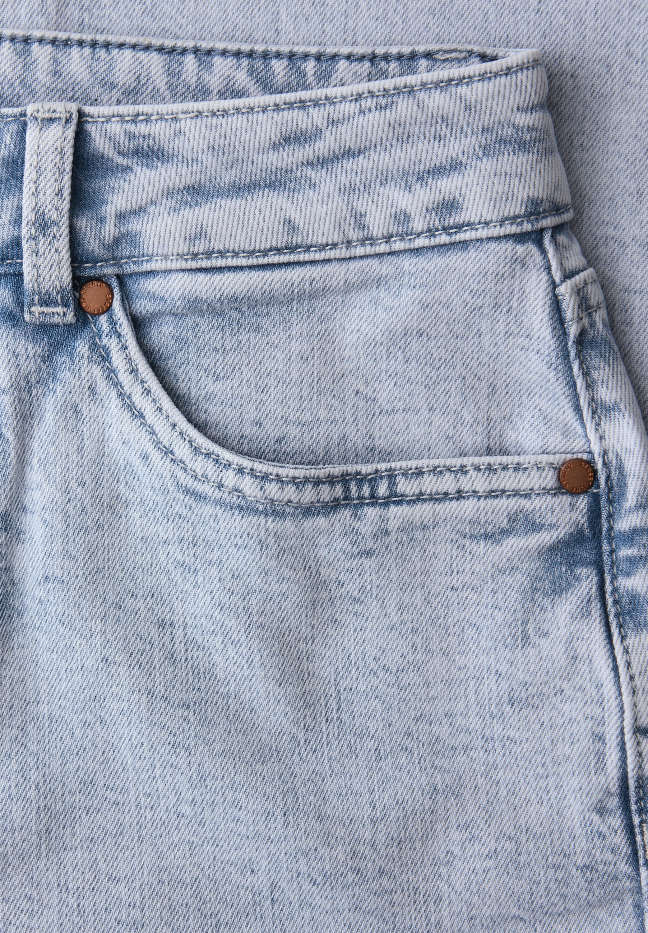 STREET ONE STUDIO Loose-fit-Jeans aus Baumwolle mit Stretchanteil