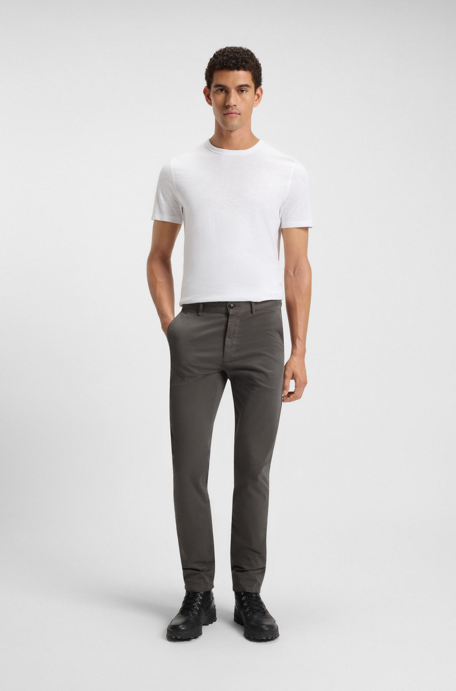 BOSS ORANGE Chinohose »slim«, mit Gesäßtaschen