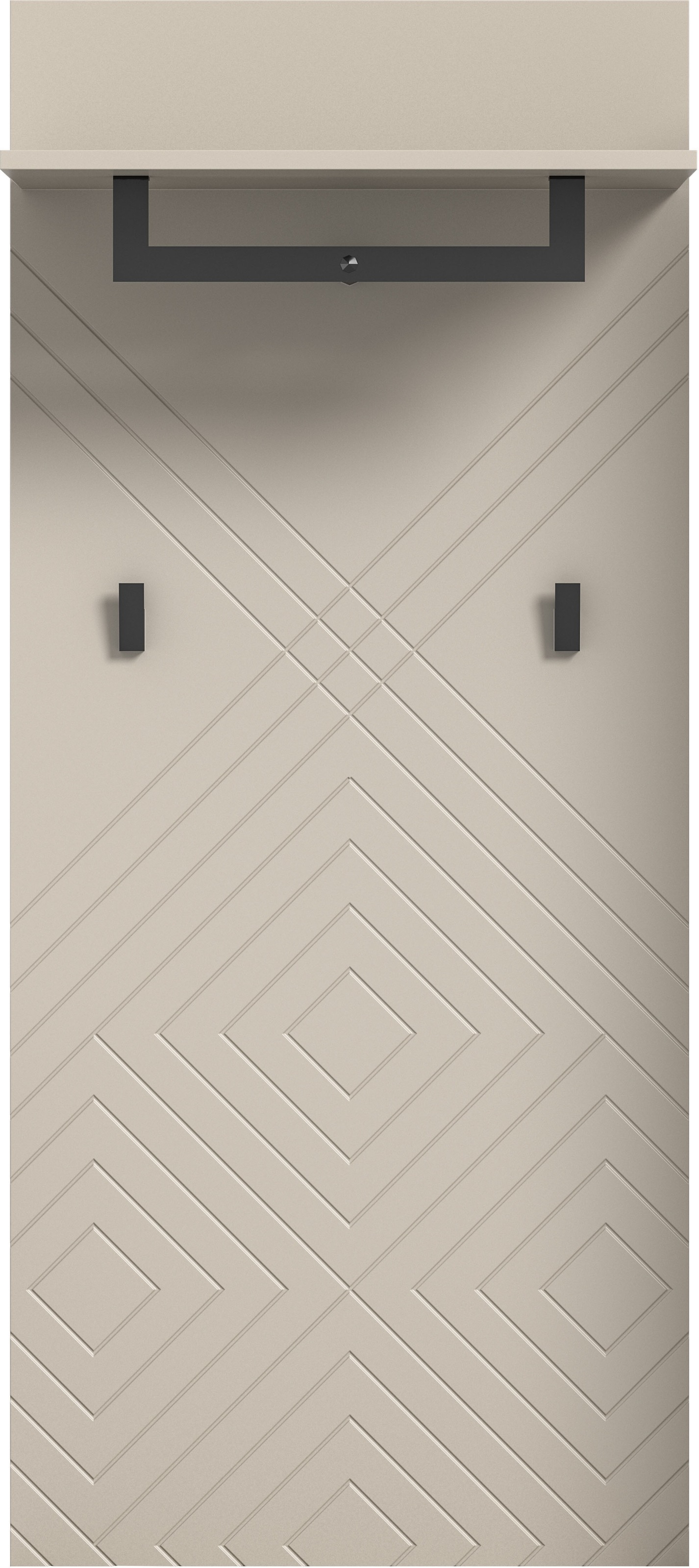 Home affaire Garderobenpaneel "Mento, Höhe 140 cm, Paneelrückwand mit Ornam günstig online kaufen