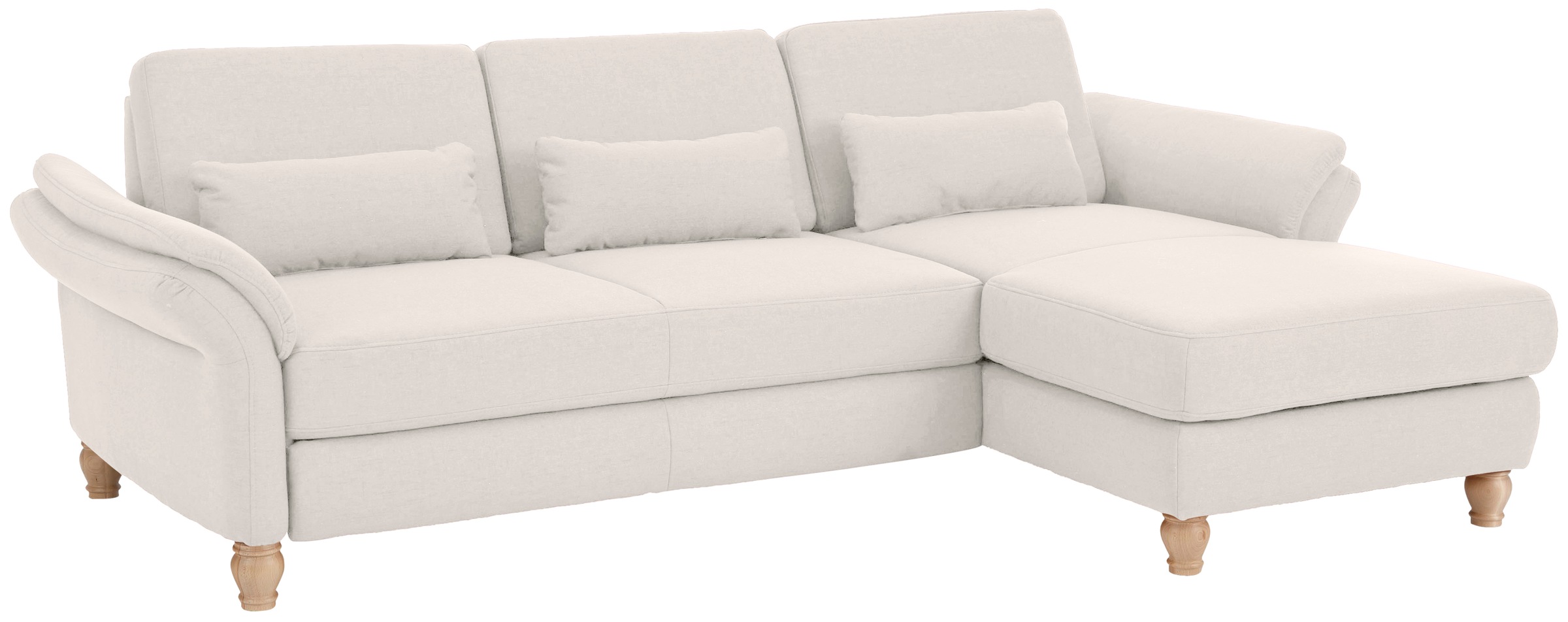 Home affaire Ecksofa »Palace L-Form« incl. Sitztiefenverstellung, wahlweise mit Bettfunktion und Stauraum