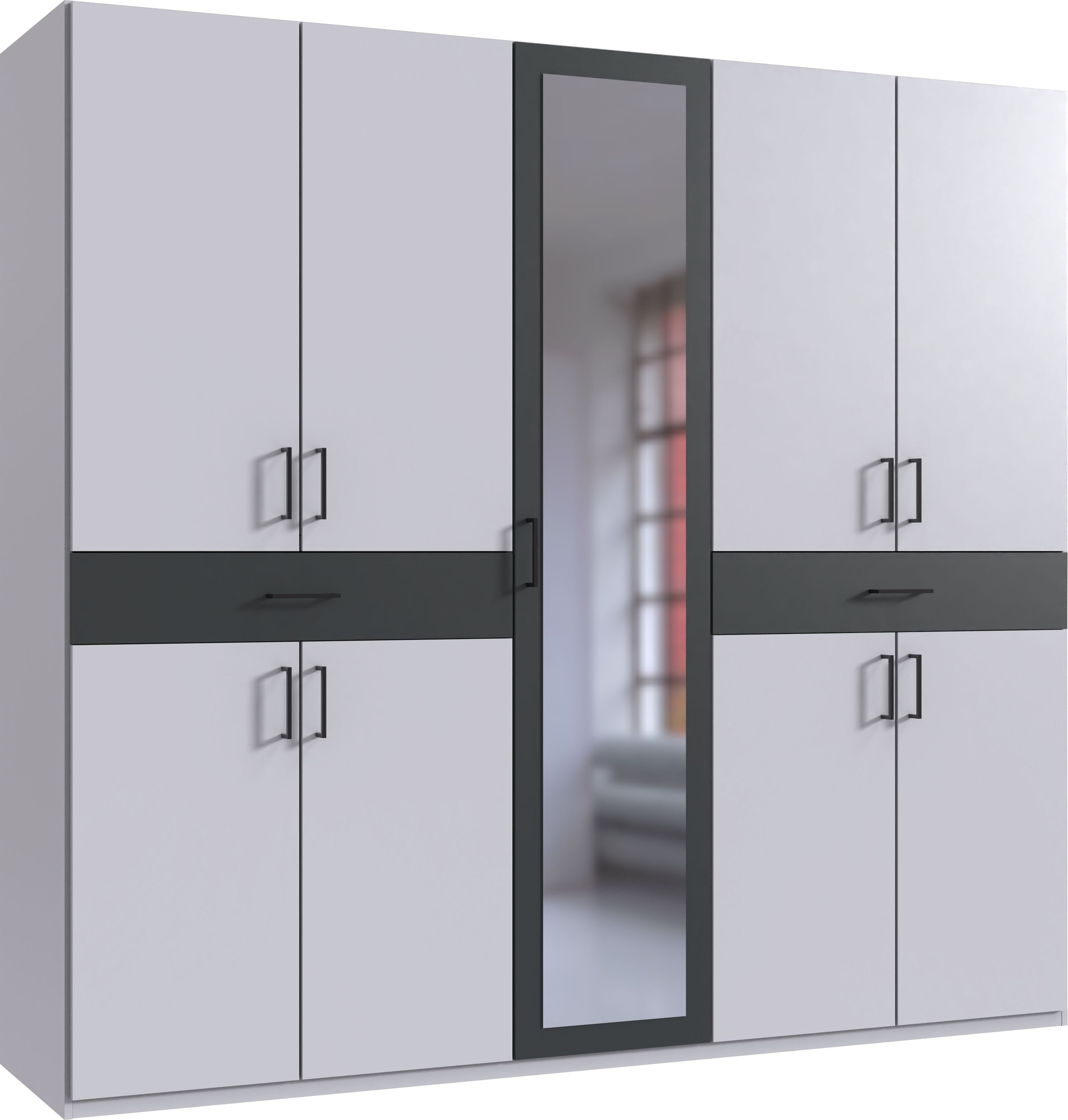 Wimex Drehtürenschrank "Tibet" mit Schubkästen auf bequemer Zugriffshöhe