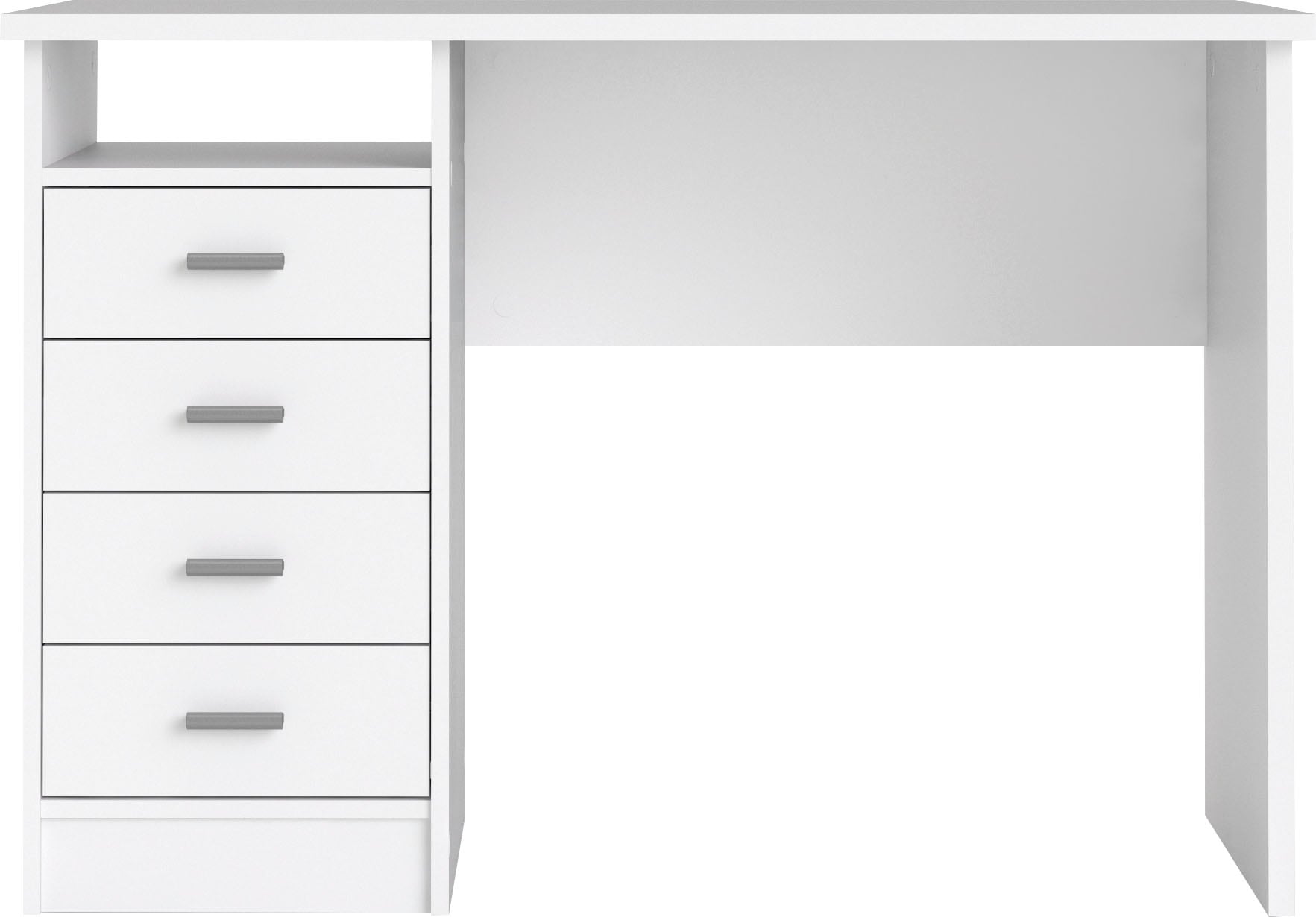 INOSIGN Schreibtisch »Function Plus, Arbeitstisch, Bürotisch«, mit 4 Schubladen, 1 offenes Fachbreite 110 cm