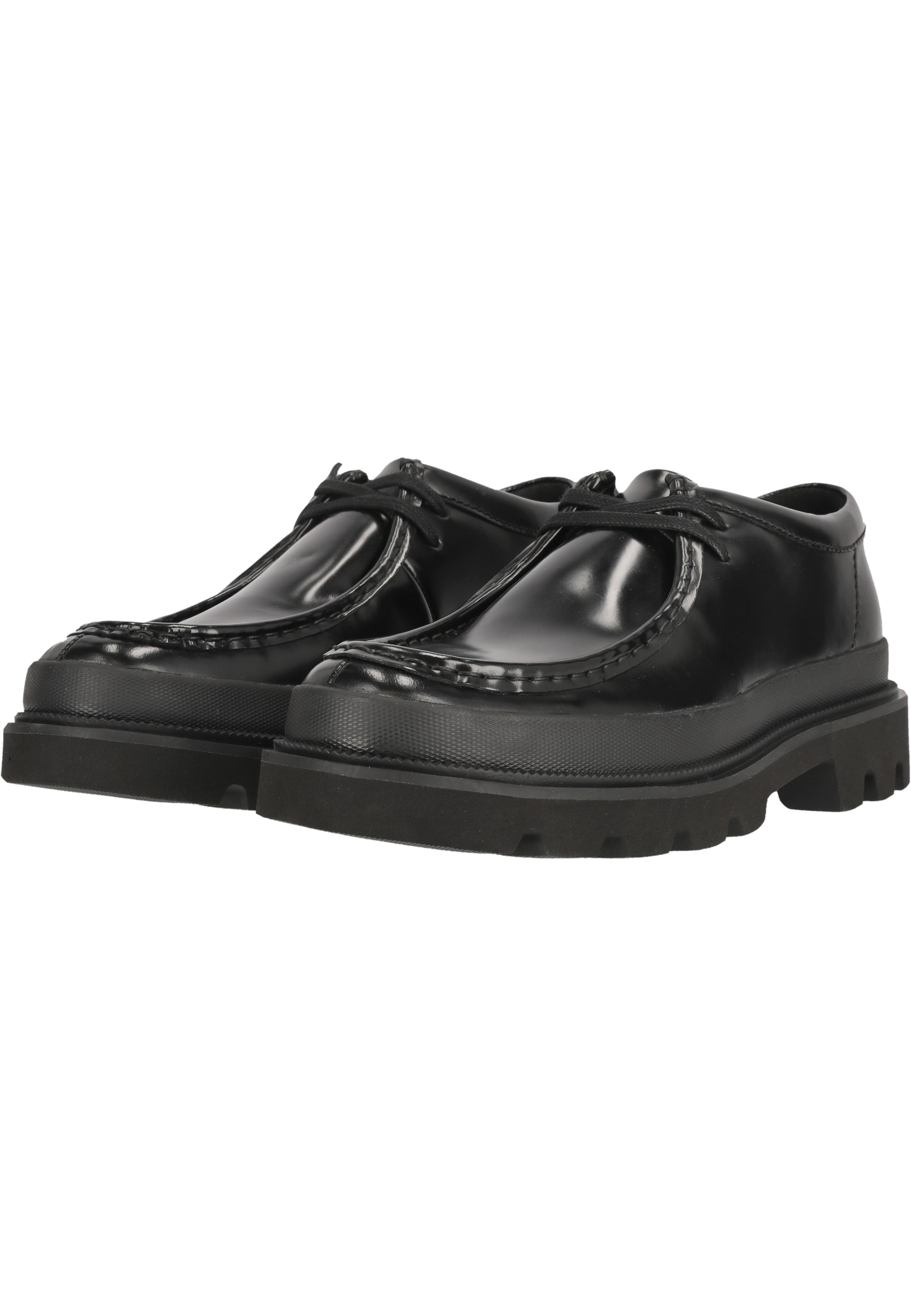 Clarks Badell Seam Lace-up Shoe Black Size 43 3