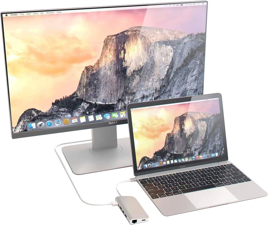 Satechi Notebook-Adapter »Type-C Multi-Port Hub 4K Ethernet«