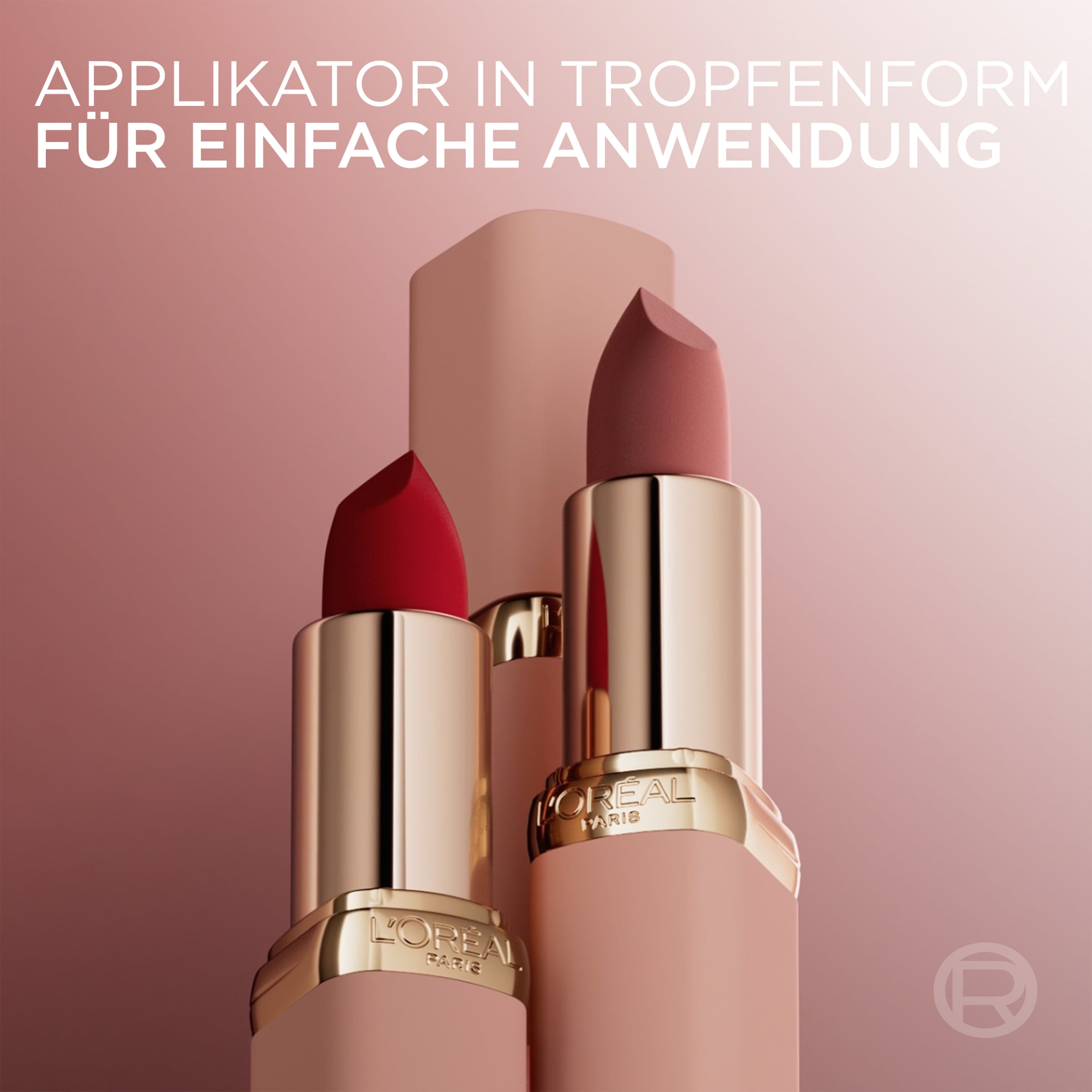 L'ORÉAL PARIS Lippenstift »COLOR RICHE BLURRED MATTE LIPPENSTIFT« seidig-mattes Finish, leuchtende Farben