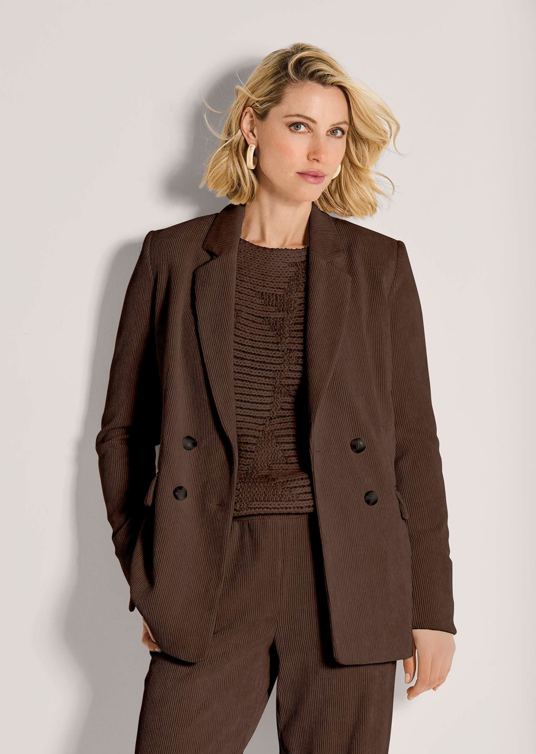 MADELEINE Jackenblazer »Cordblazer Moderner Businessblazer mit Reverskragen« Cordoptik