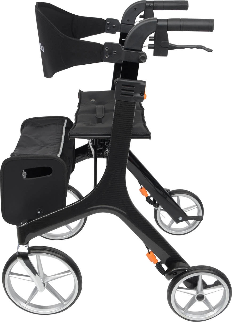 bescomedical Rollator »Carbon Large«, höhenverstellbare Griffe