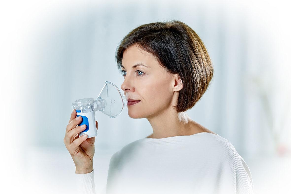 promed Inhalationsgerät »INH-2.1 Ultraschall-Inhalator«, ideal für unterwegs