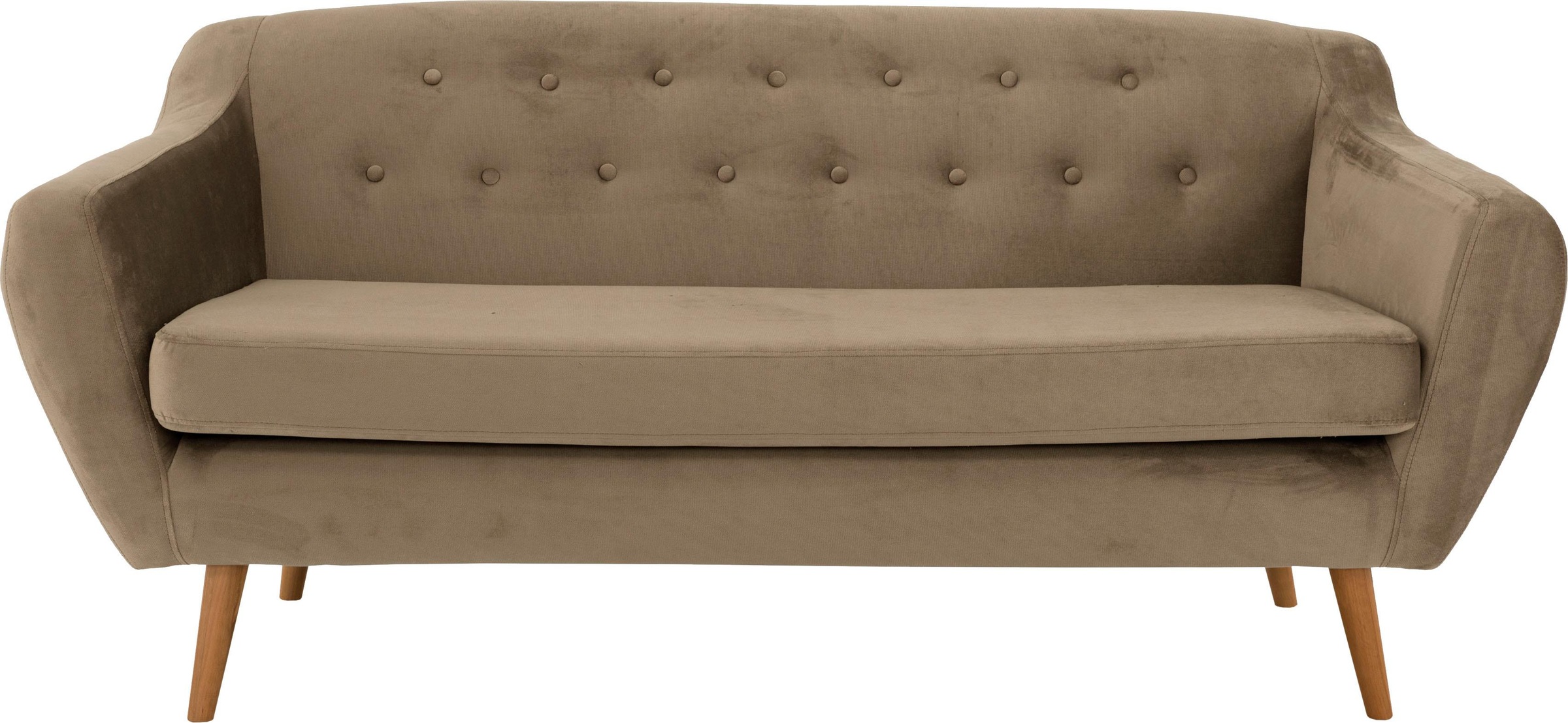 Home affaire 3-Sitzer "Renne" mit Heftung im Rücken im skandinavischem Stil günstig online kaufen