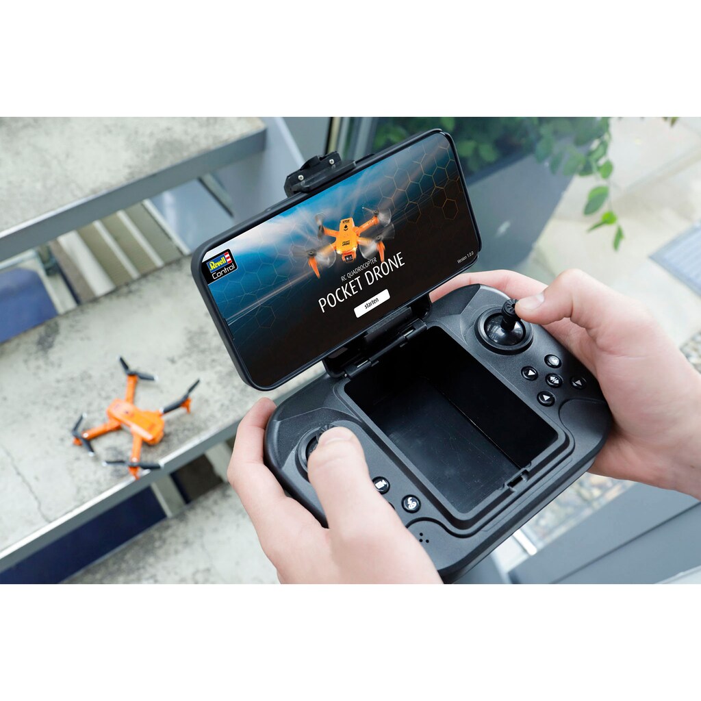 Revell® RC-Quadrocopter »Pocket Drone, 2,4 GHz«, im Miniaturformat