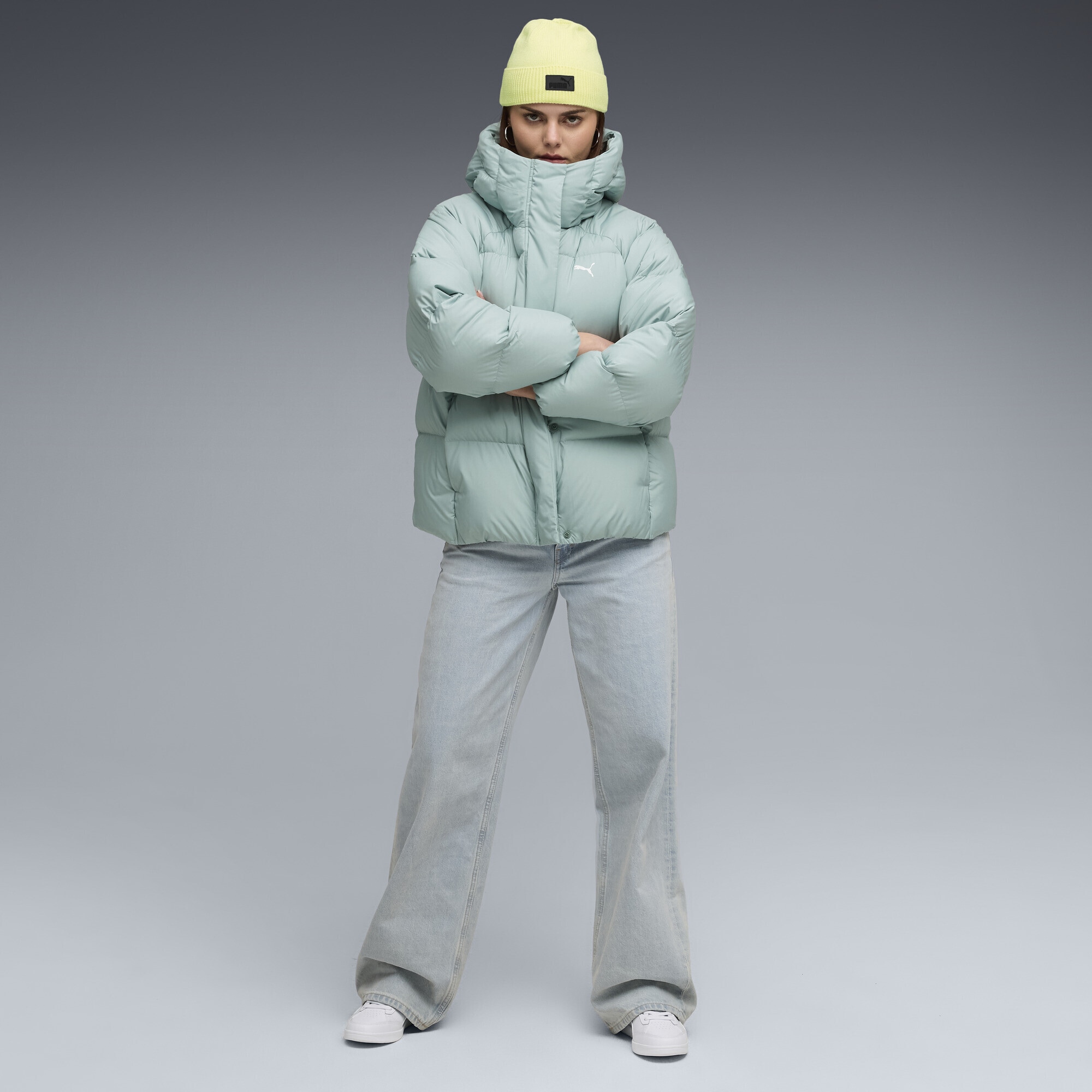 PUMA Daunenjacke »Daunen-Pufferjacke mit Kapuze Damen«