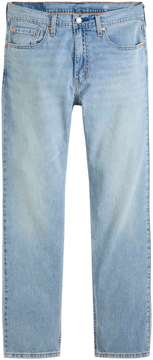 Tapered-fit-Jeans LEVI'S "502 TAPER", Herren, Gr. 33, Länge 32, blau (iceberg cool), Denim/Jeans, Obermaterial: 99% Baumwolle, 1% Elasthan, Basic, loose fit knöchellang, Jeans, in elegantem, modernem Stil, Topseller 2