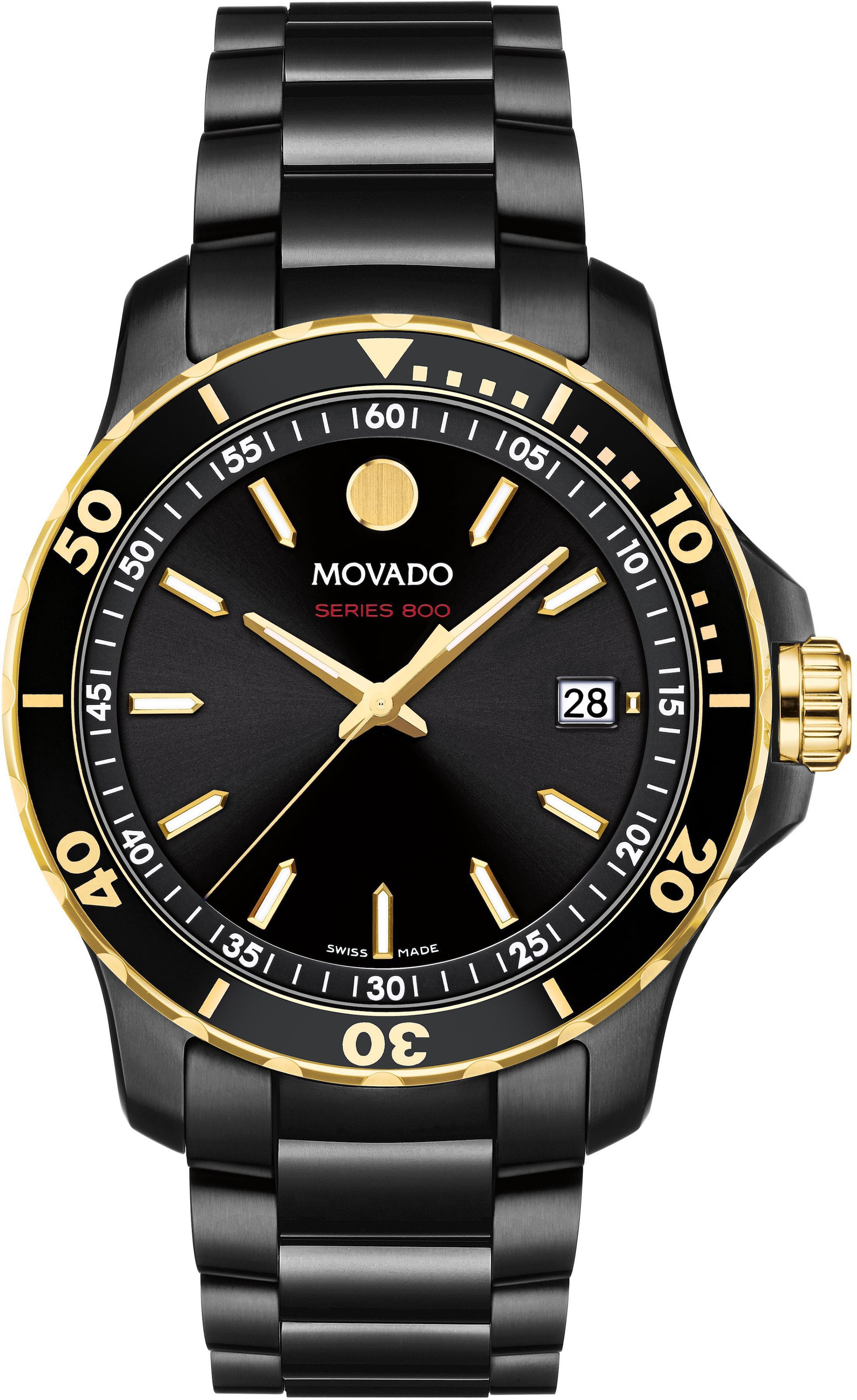 MOVADO Schweizer Uhr »Series 800, 2600161«, Quarzuhr, Armbanduhr, Herrenuhr, Damenuhr, Swiss Made