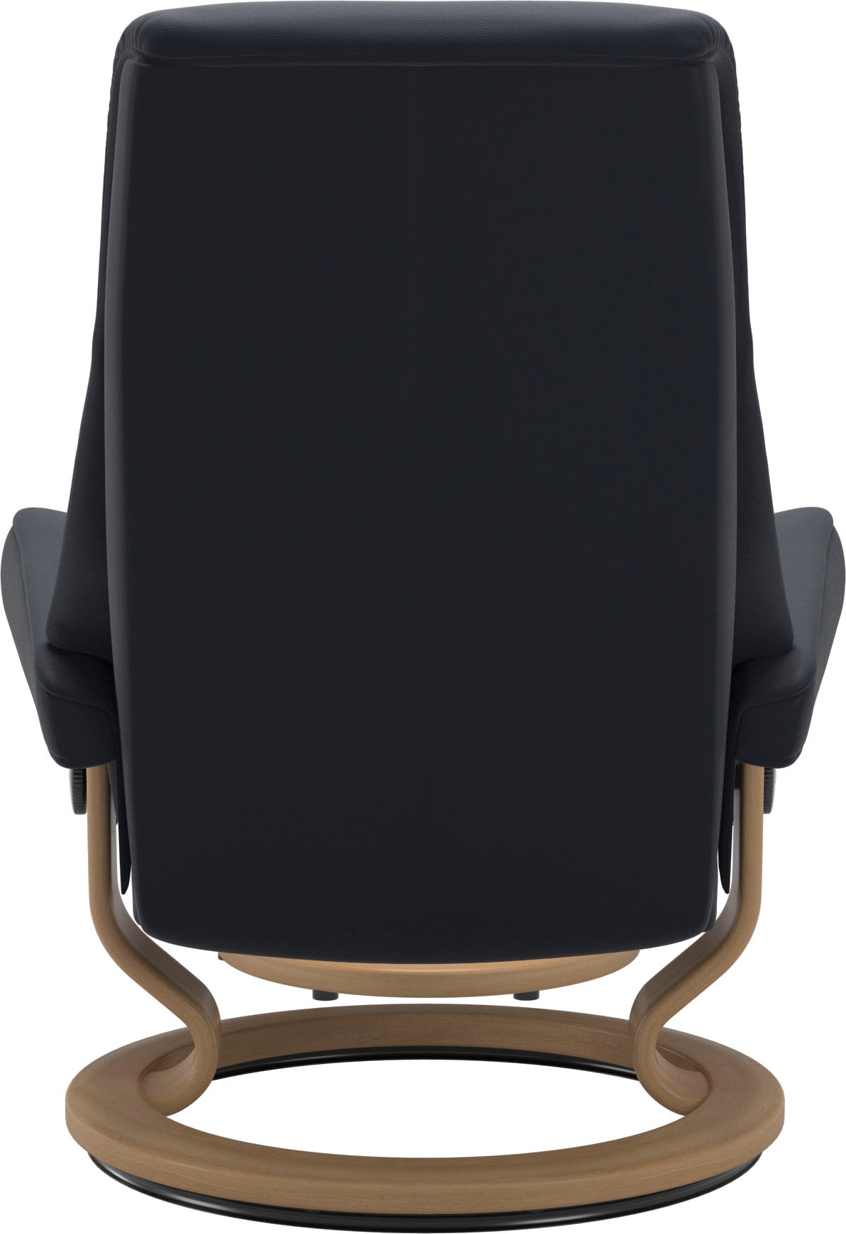 Stressless® Relaxsessel »View«, (Set, Relaxsessel mit Hocker), mit Classic Base, Größe M,Gestell Eiche