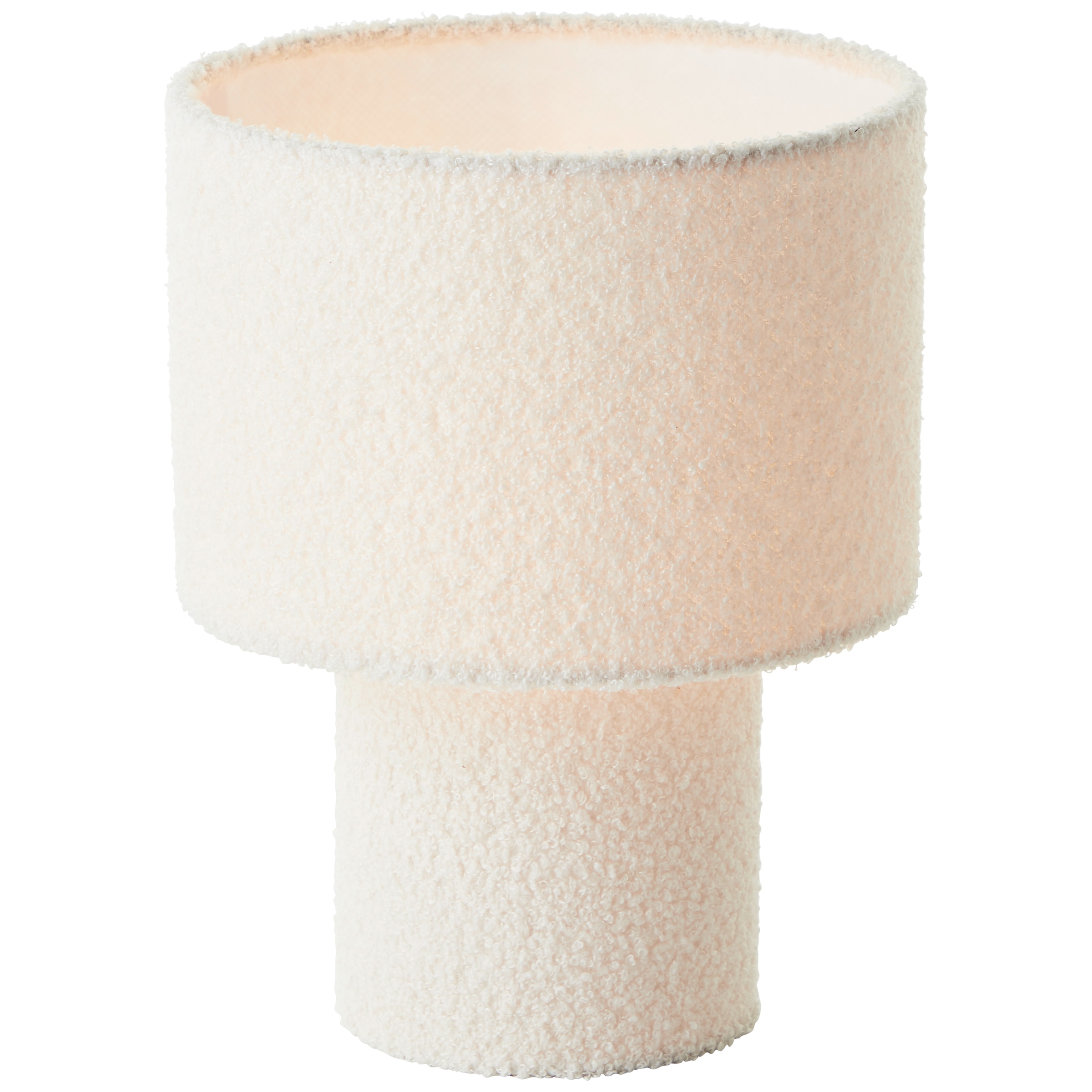 Brilliant Tischleuchte »Teddy«, 1 flammig, Leuchtmittel E27 | ohne Leuchtmittel, flauschiger Teddystoff, 30 x 23 cm, E27, Textil