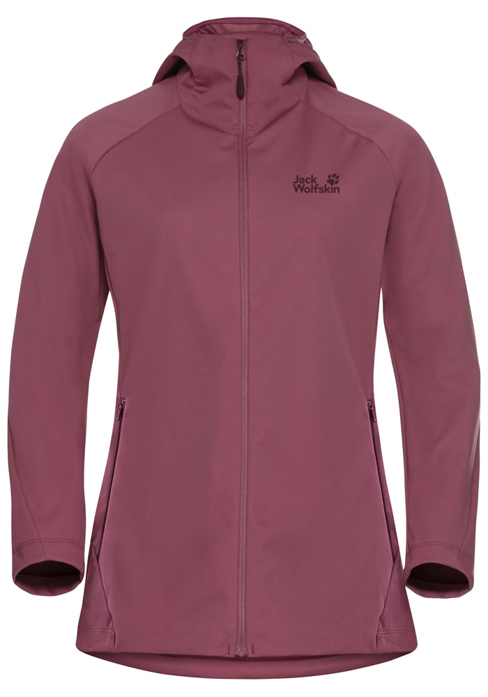 Jack Wolfskin Funktionsjacke »HIKE WITH ME HOODY W«, mit Kapuze