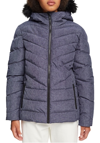 edc by ESPRIT Steppjacke su Kapuze su nuimamas Webfe...