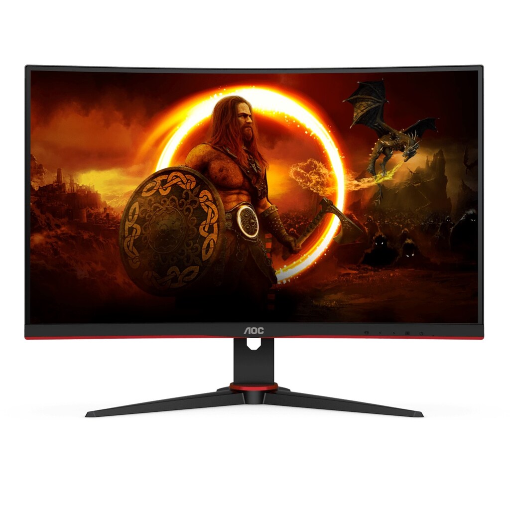 Hyrican Gaming-PC-Komplettsystem »Rockstar SET02333«, Windows 11, inklusive 24" Monitor AOC C24G2AE/BK