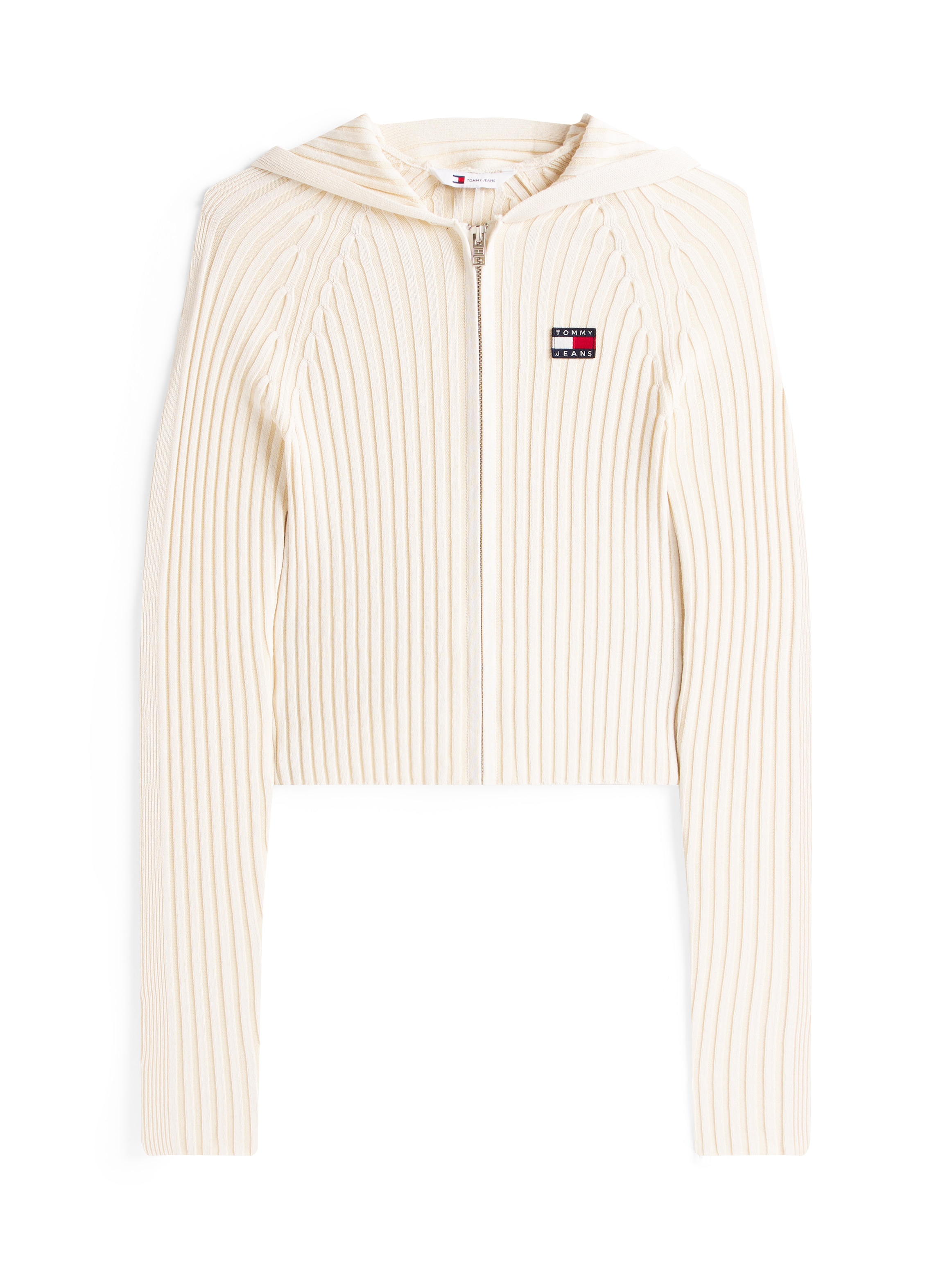 Tommy Jeans Kapuzenstrickjacke »TJW HOOD ZIPPER RIB CARDIGAN«