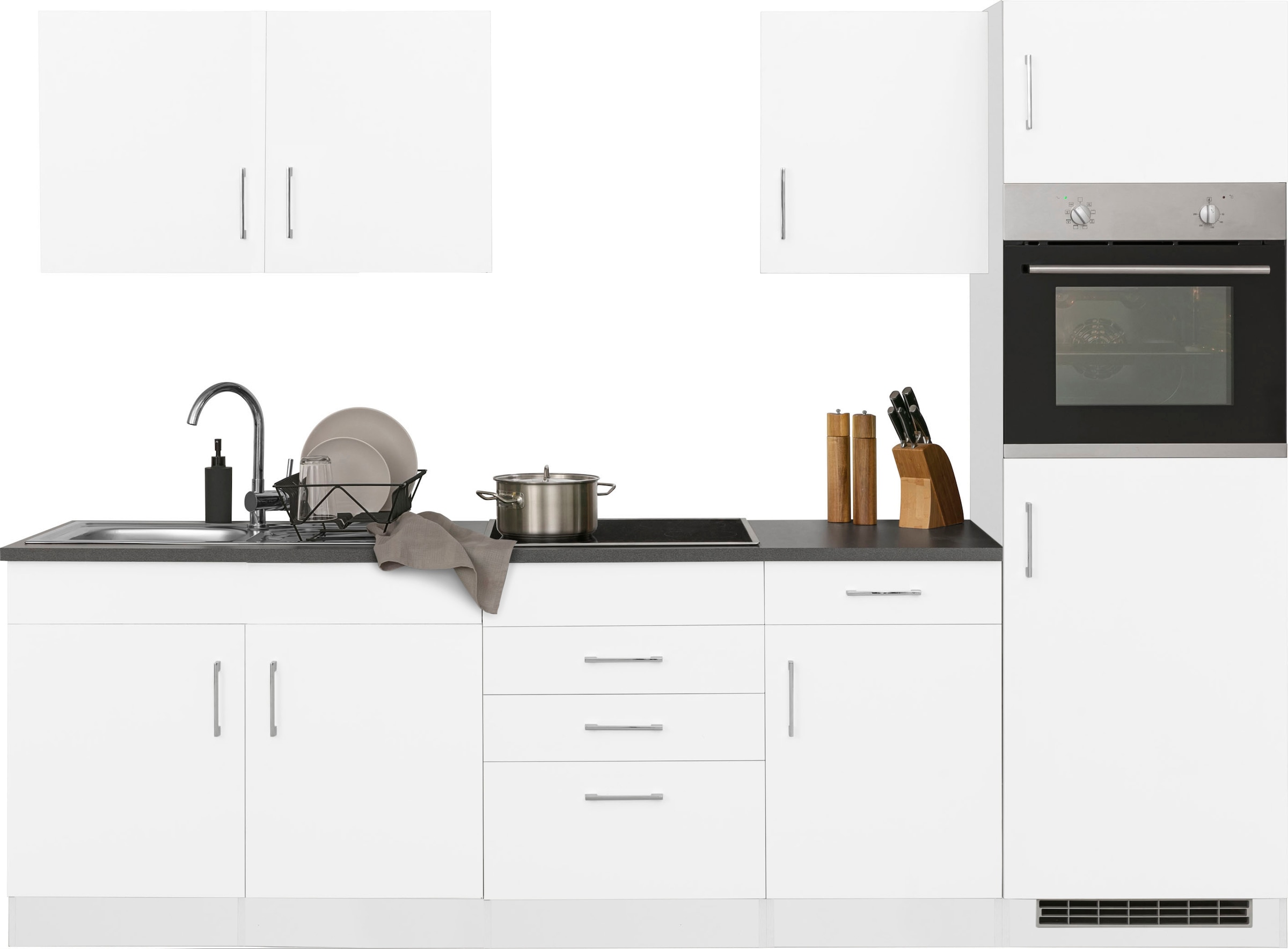 KOCHSTATION Küchenzeile "KS-Paris", ohne E-Geräte, Breite 270 cm günstig online kaufen